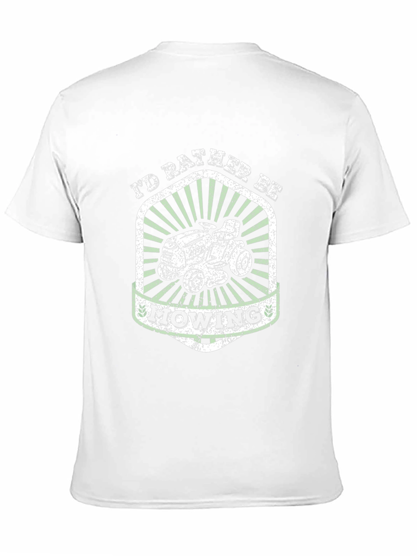 Id Rather Be Mowing Graphic Tee
