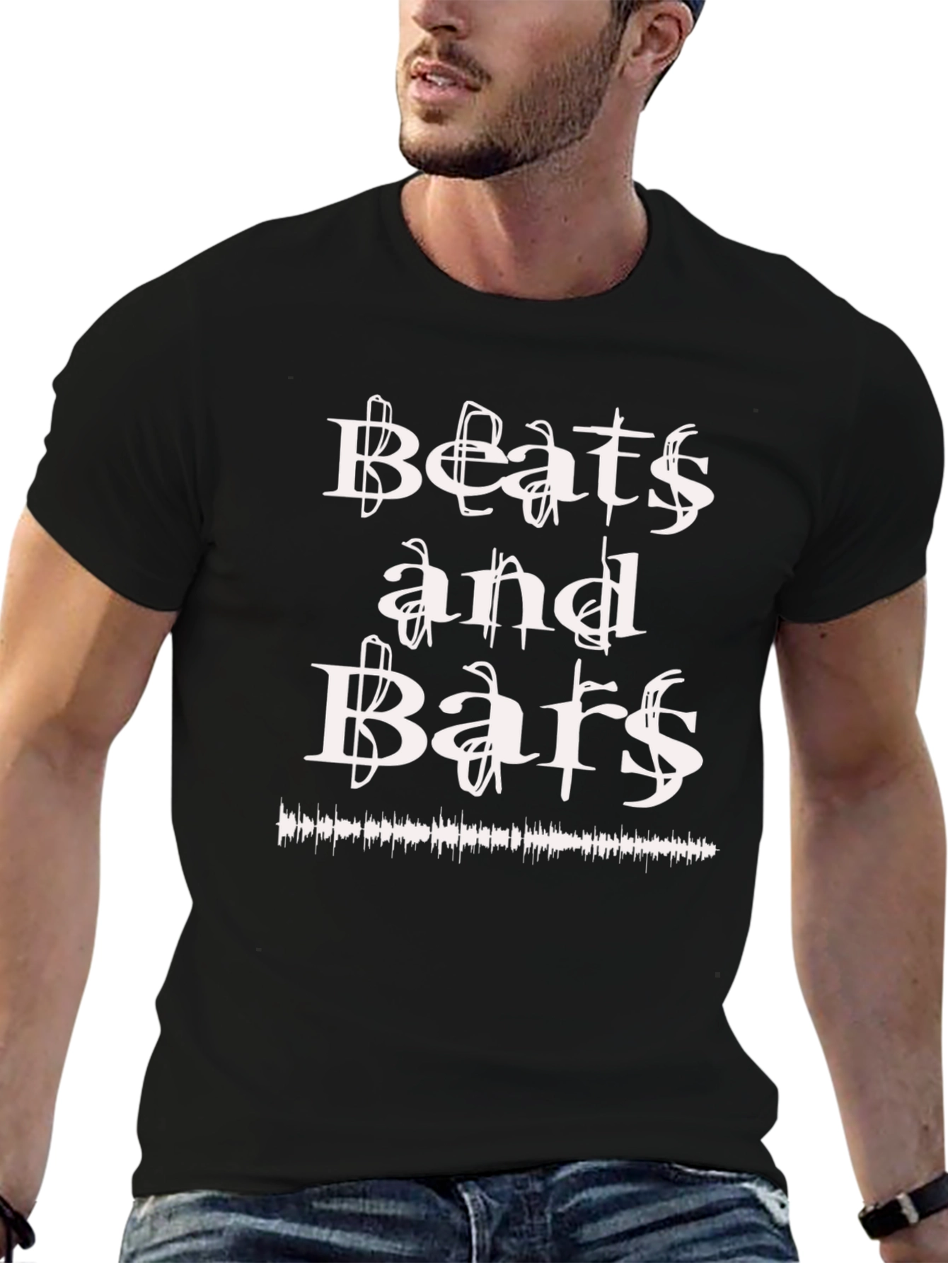 Beats and Bars Graphic Tee - Music Lover T-Shirt