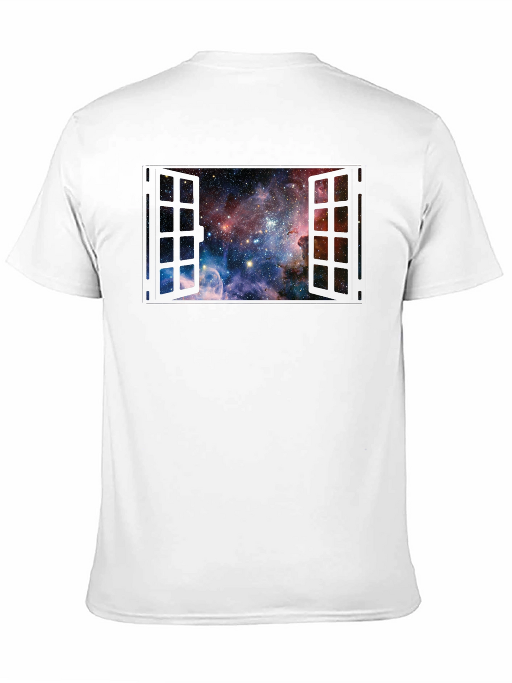 Space Window T-Shirt - Galaxy View