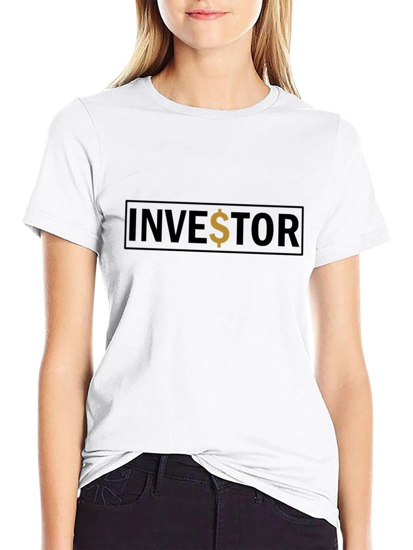 Investor Graphic Tee - Stylish Black T-Shirt