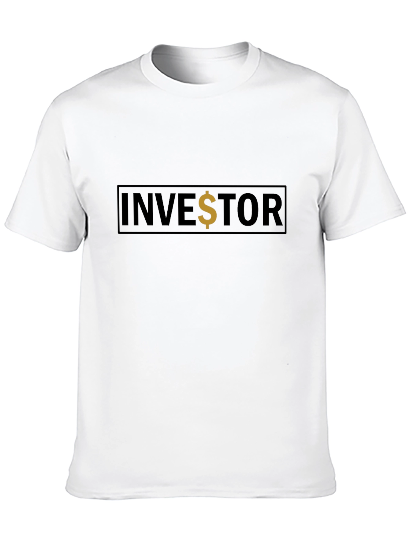 Investor Graphic Tee - Stylish Black T-Shirt
