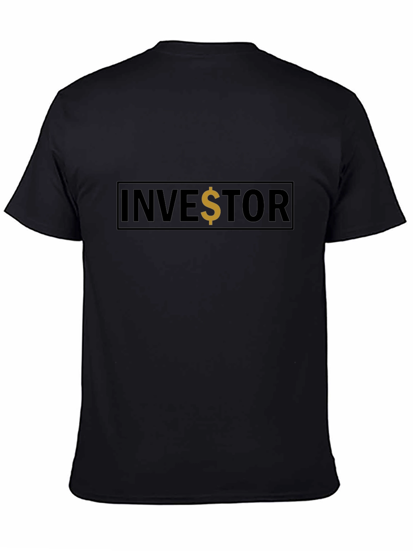 Investor Graphic Tee - Stylish Black T-Shirt
