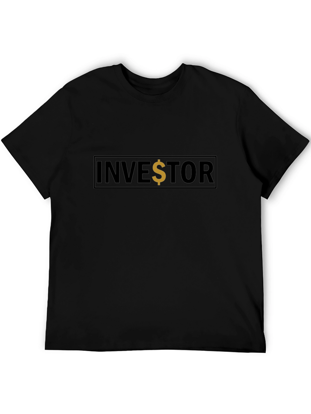 Investor Graphic Tee - Stylish Black T-Shirt