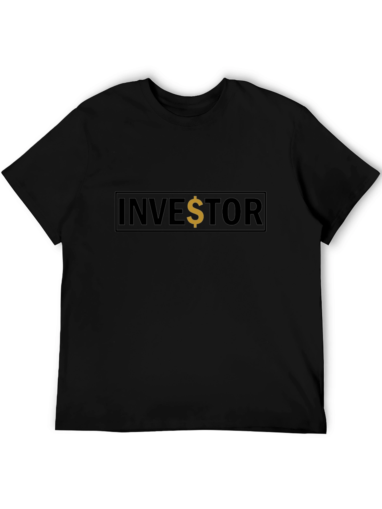Investor Graphic Tee - Stylish Black T-Shirt