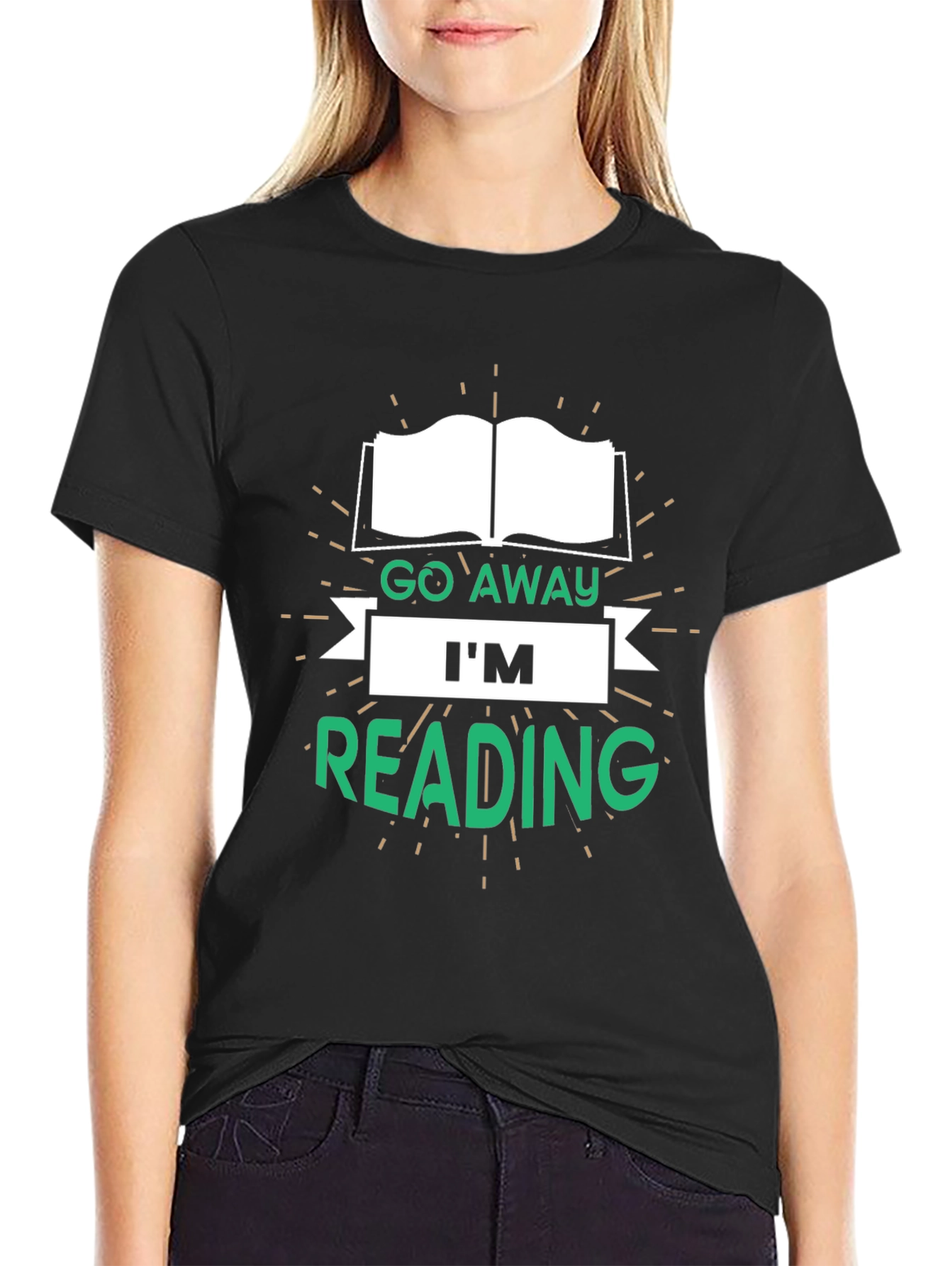 Go Away Im Reading T-Shirt - Book Lover Tee