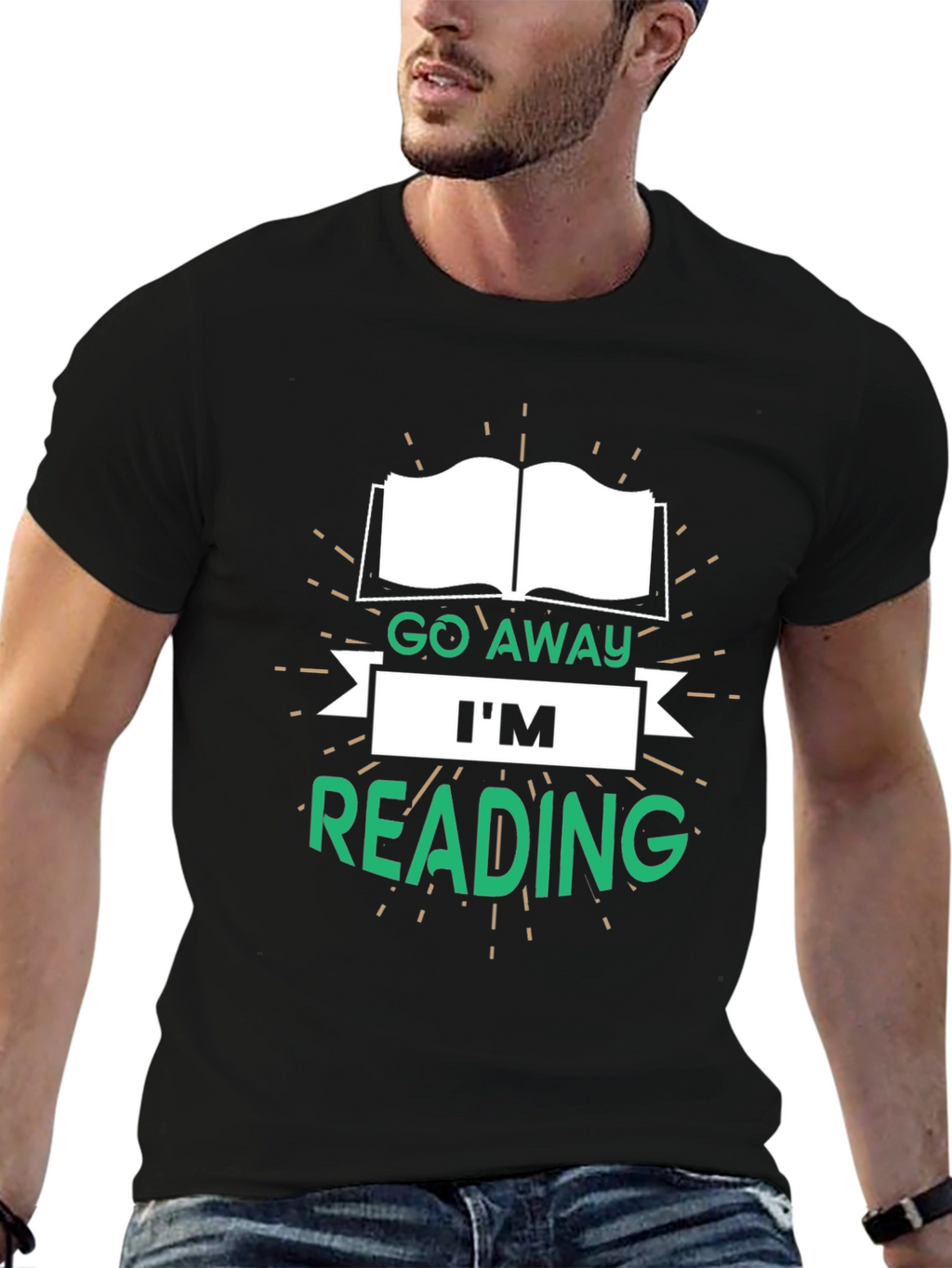 Go Away Im Reading T-Shirt - Book Lover Tee