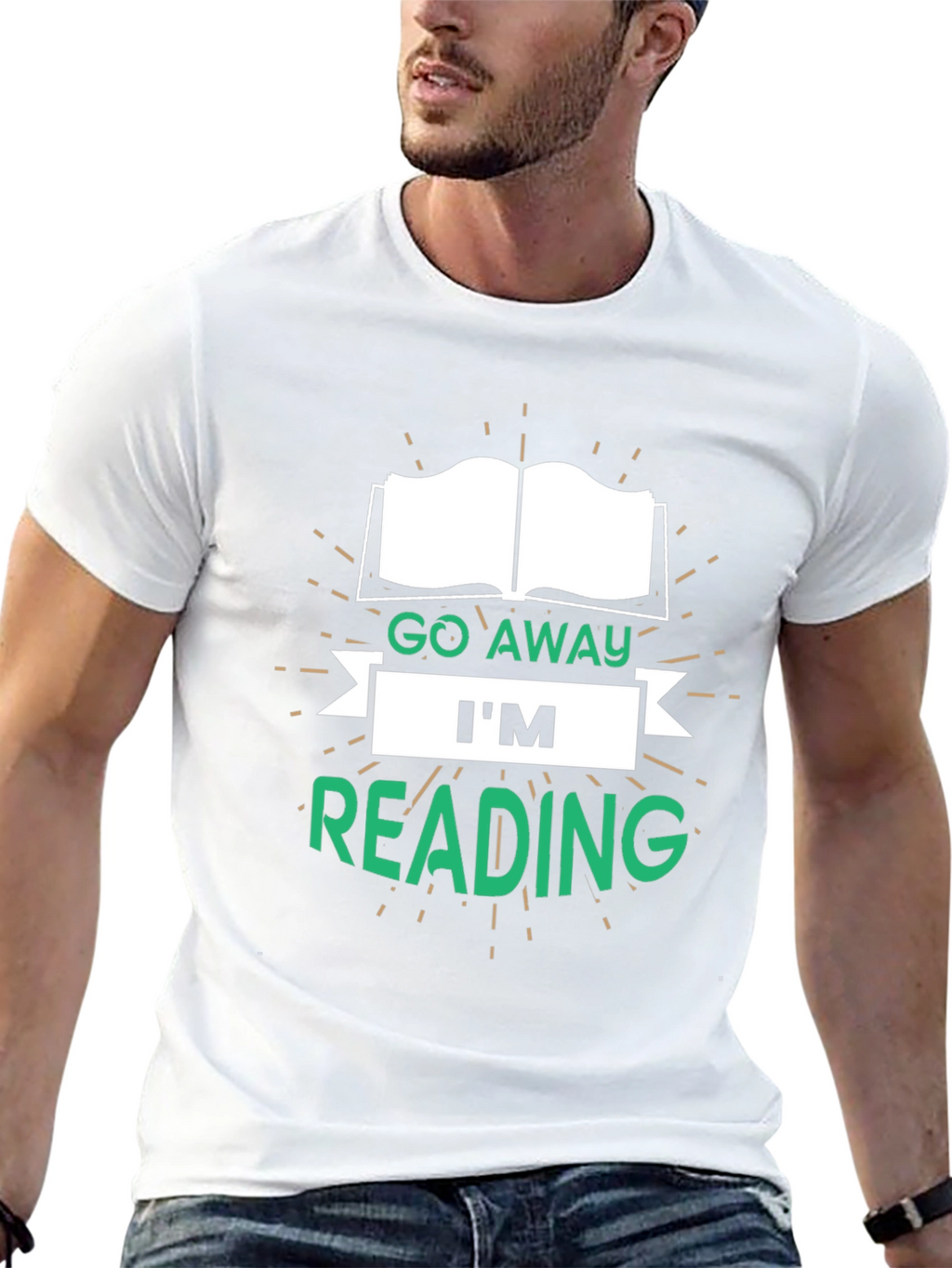 Go Away Im Reading T-Shirt - Book Lover Tee