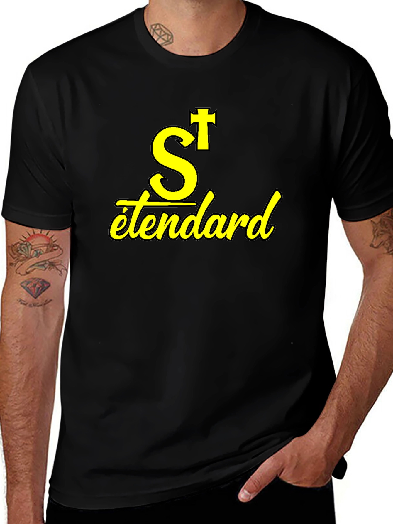 St. Etendard Black T-Shirt