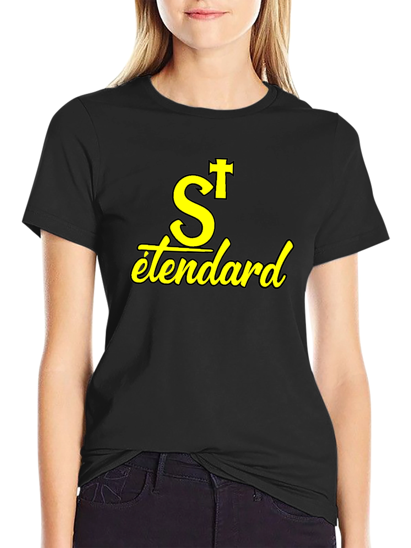 St. Etendard Black T-Shirt