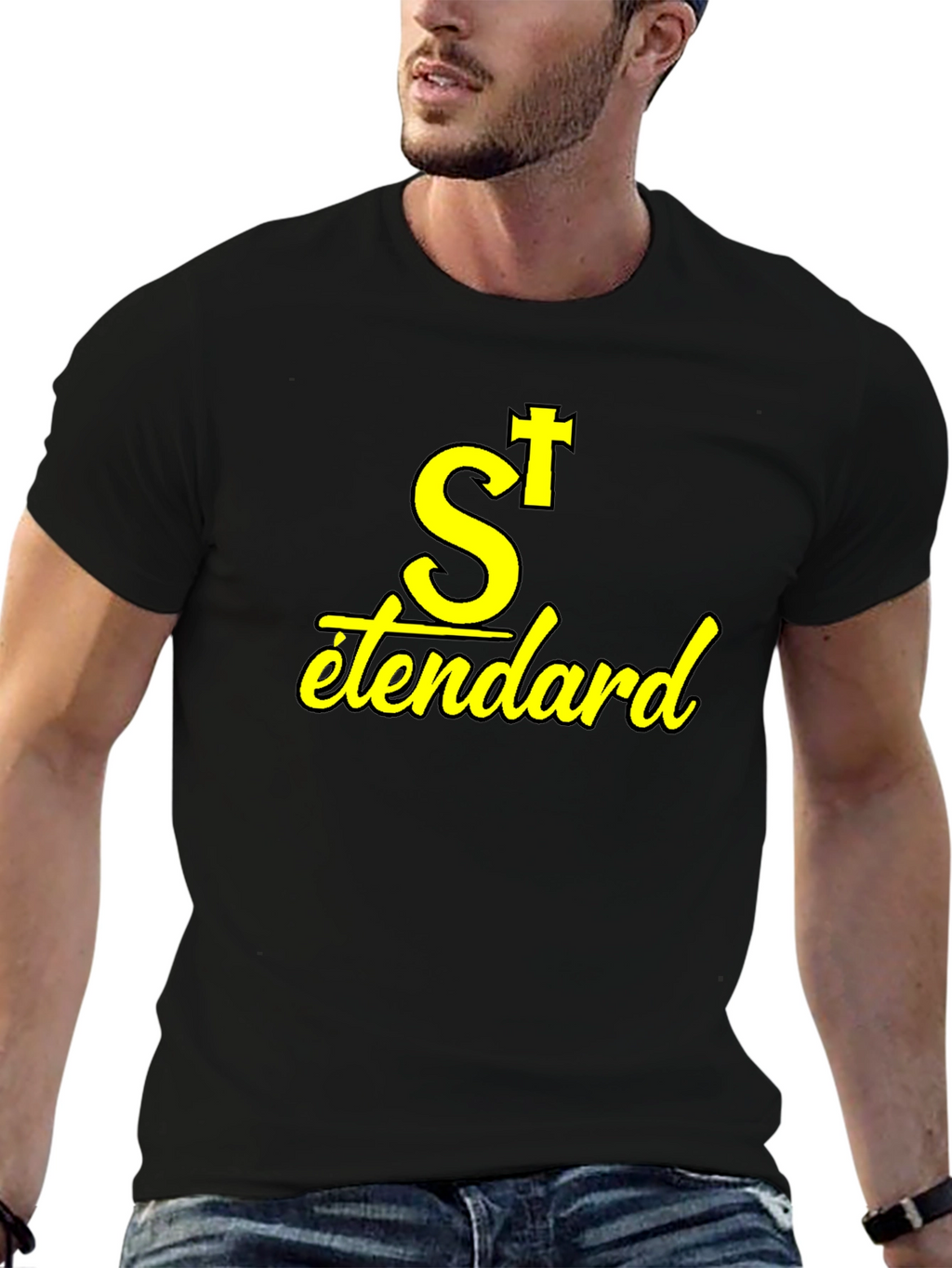 St. Etendard Black T-Shirt