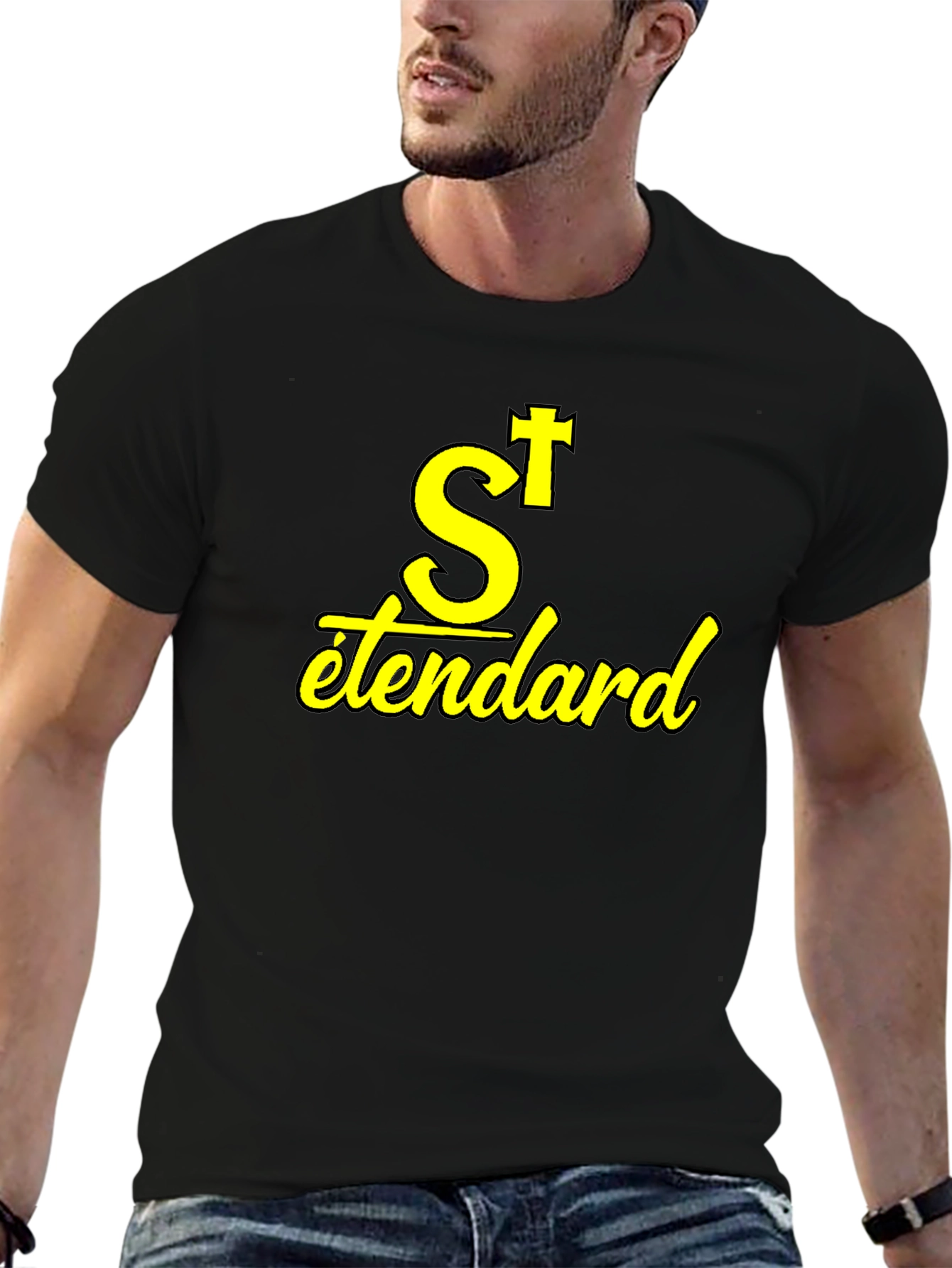 St. Etendard Black T-Shirt