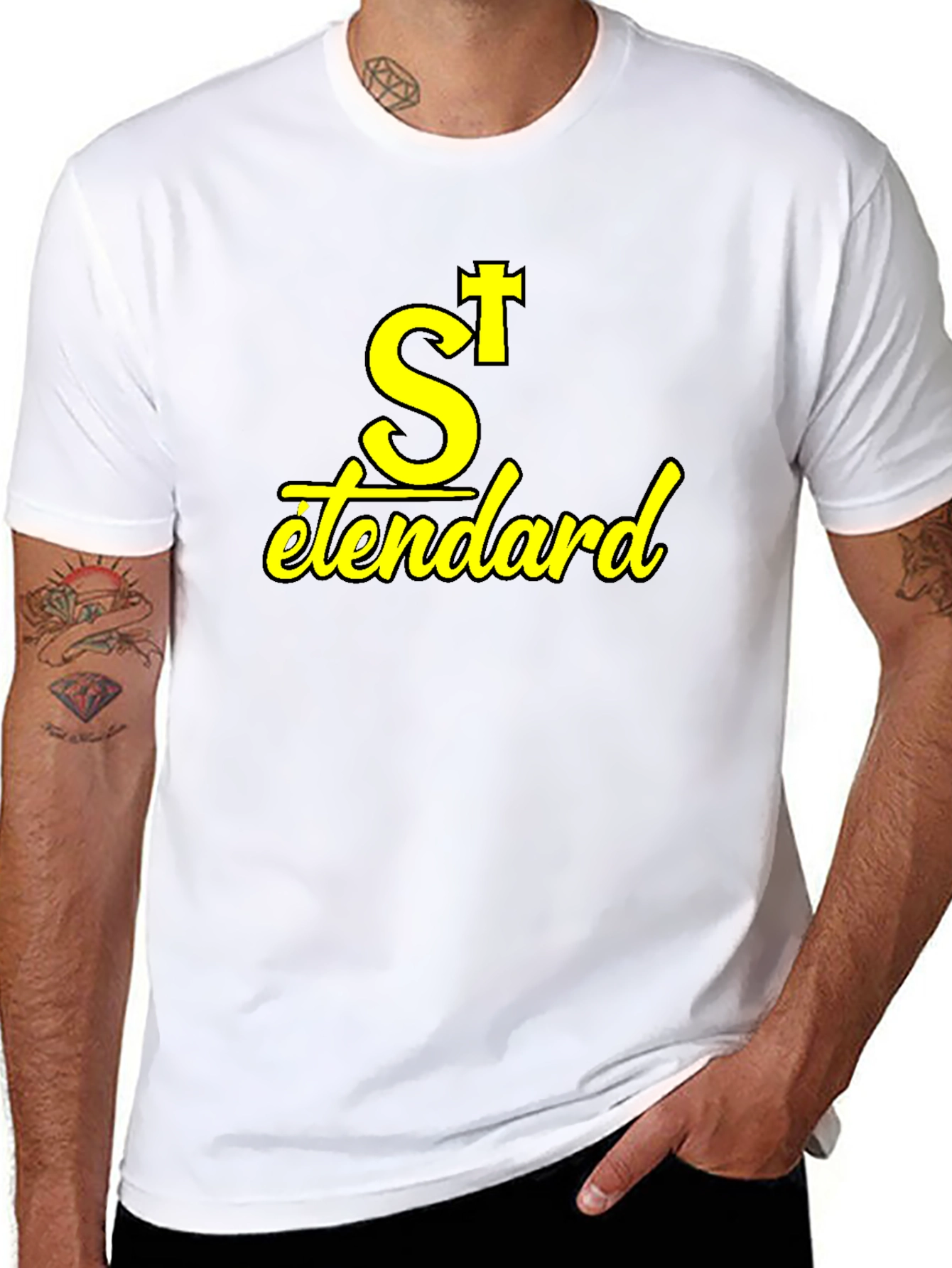 St. Etendard Black T-Shirt