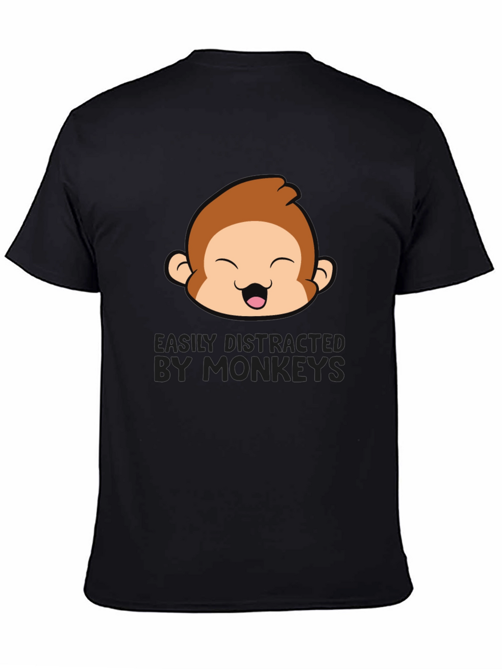 Easily Distracted By Monkeys Graphic Tee