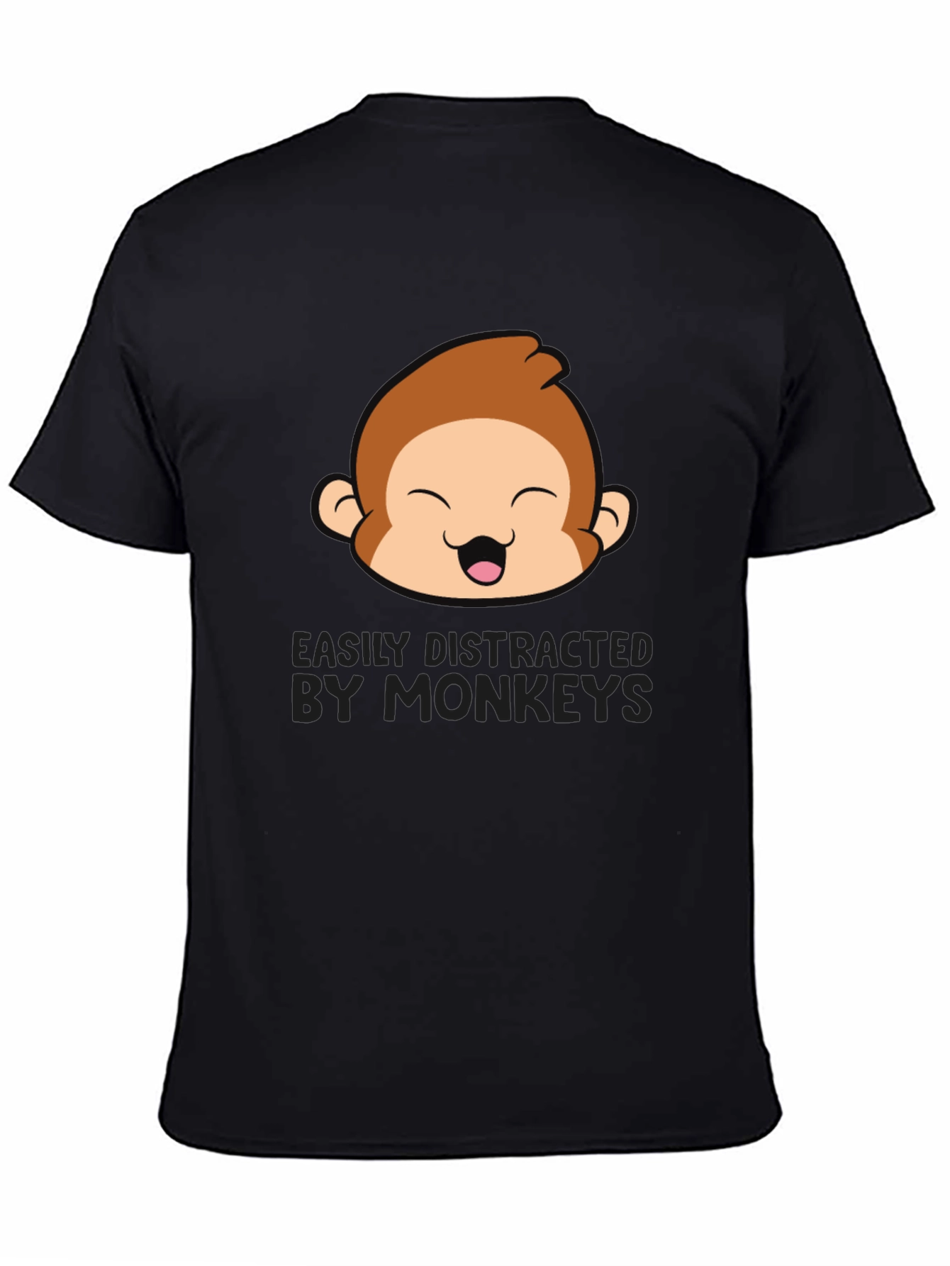 Easily Distracted By Monkeys Graphic Tee