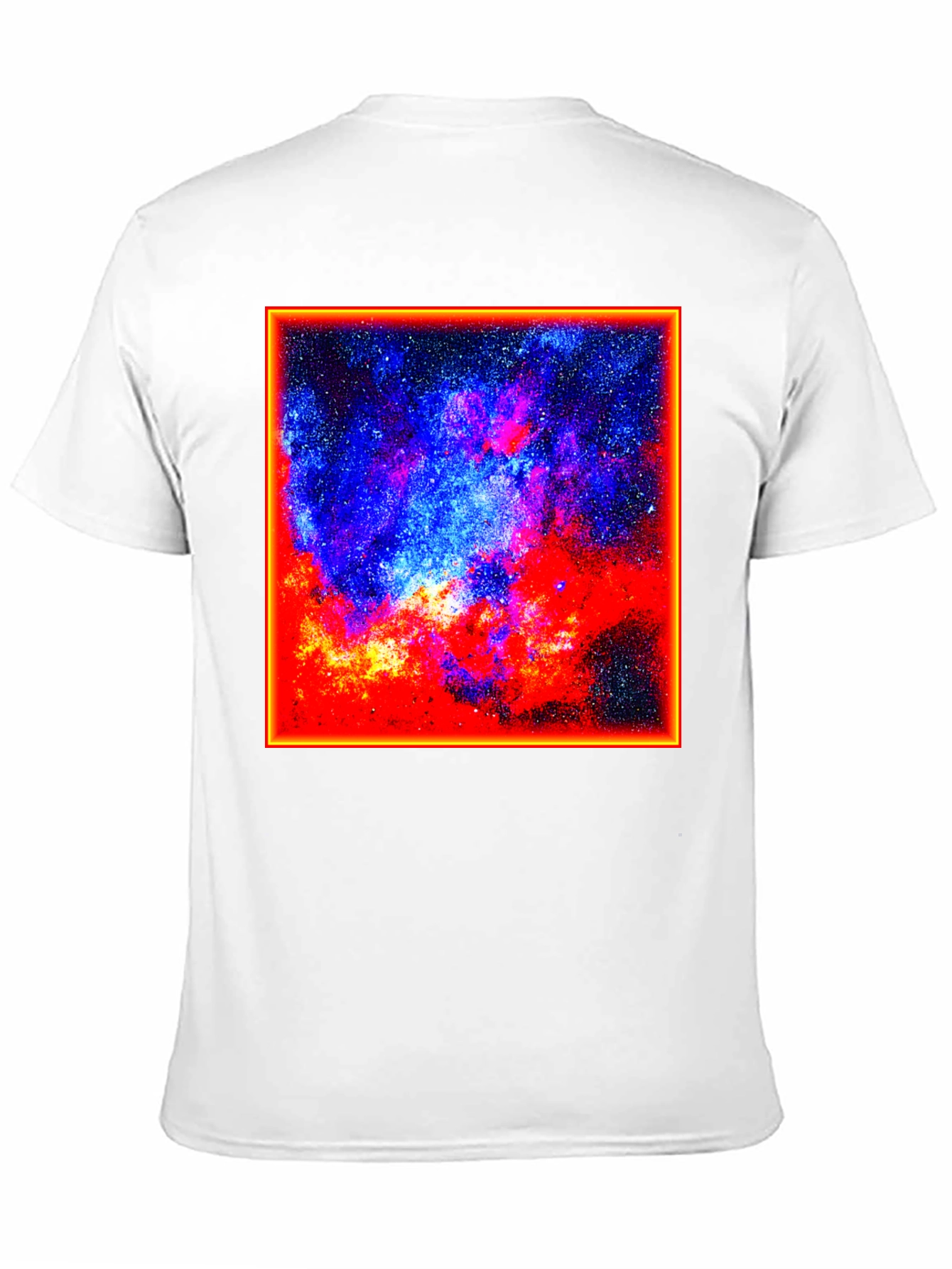 Cosmic Nebula Graphic Tee - Black