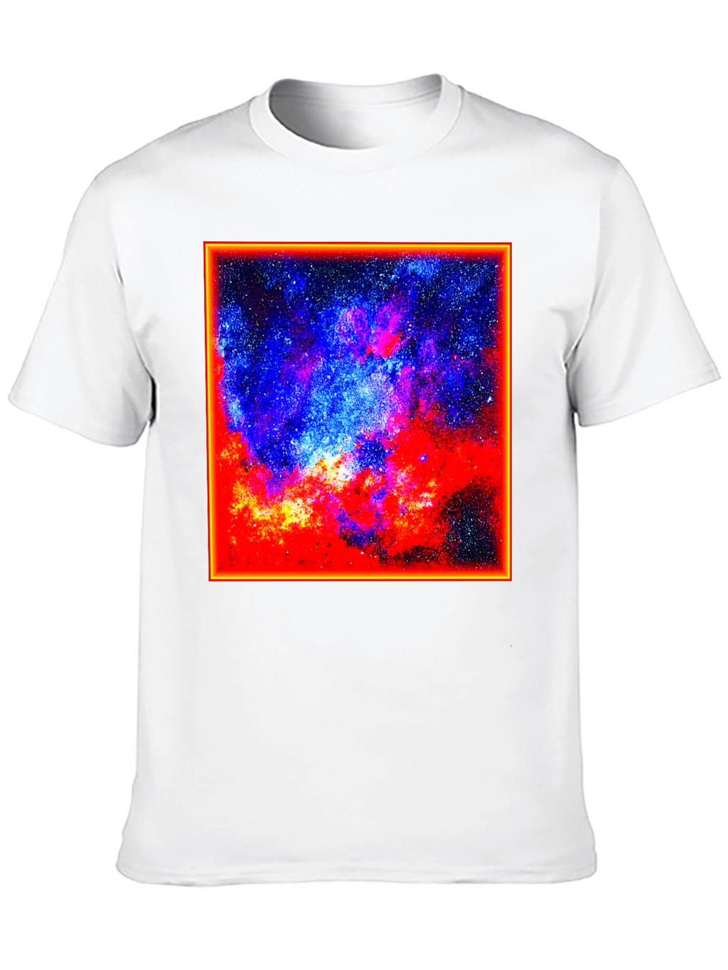 Cosmic Nebula Graphic Tee - Black