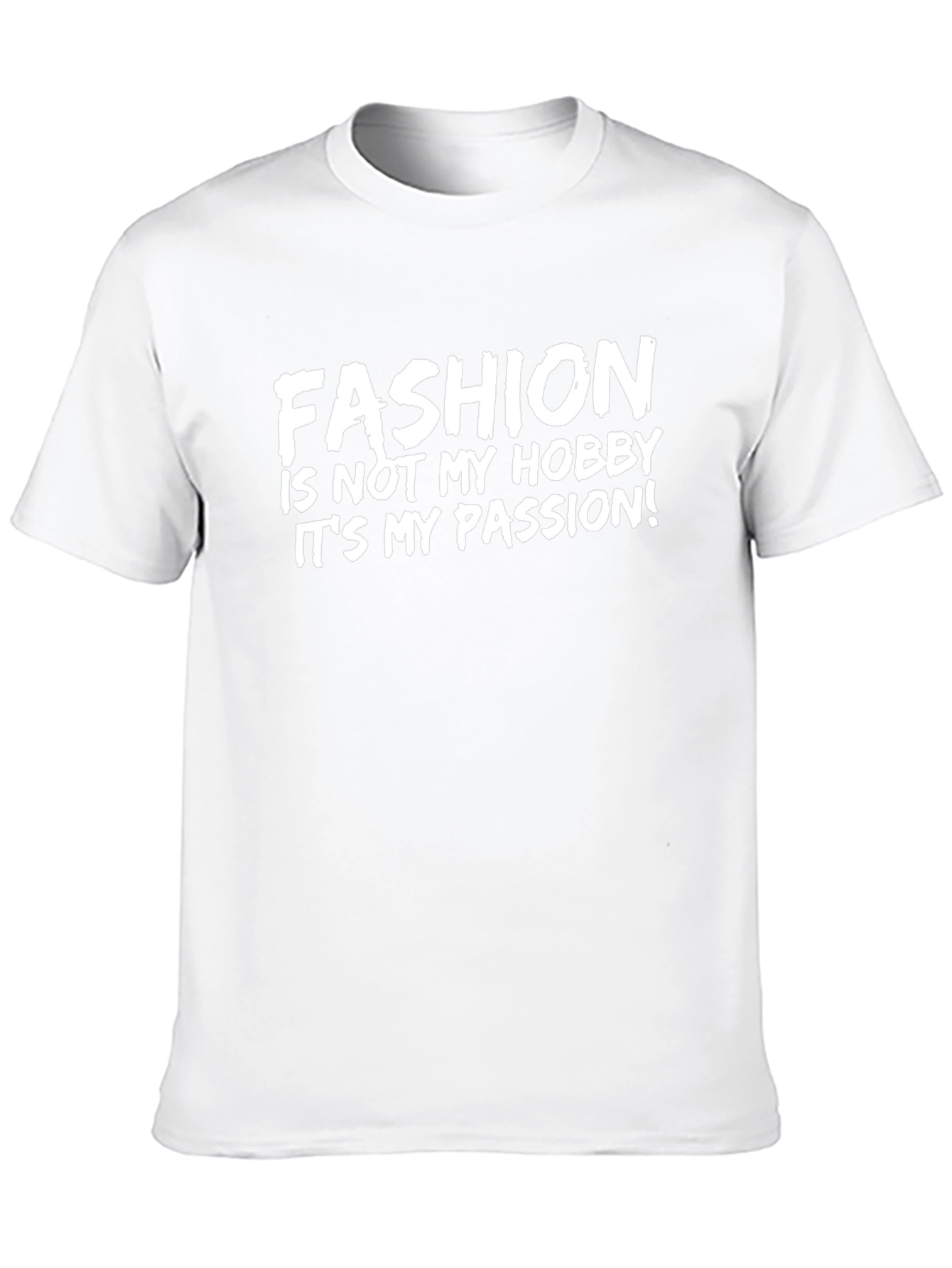 Fashion Passion Graphic Tee - Stylish Black T-Shirt