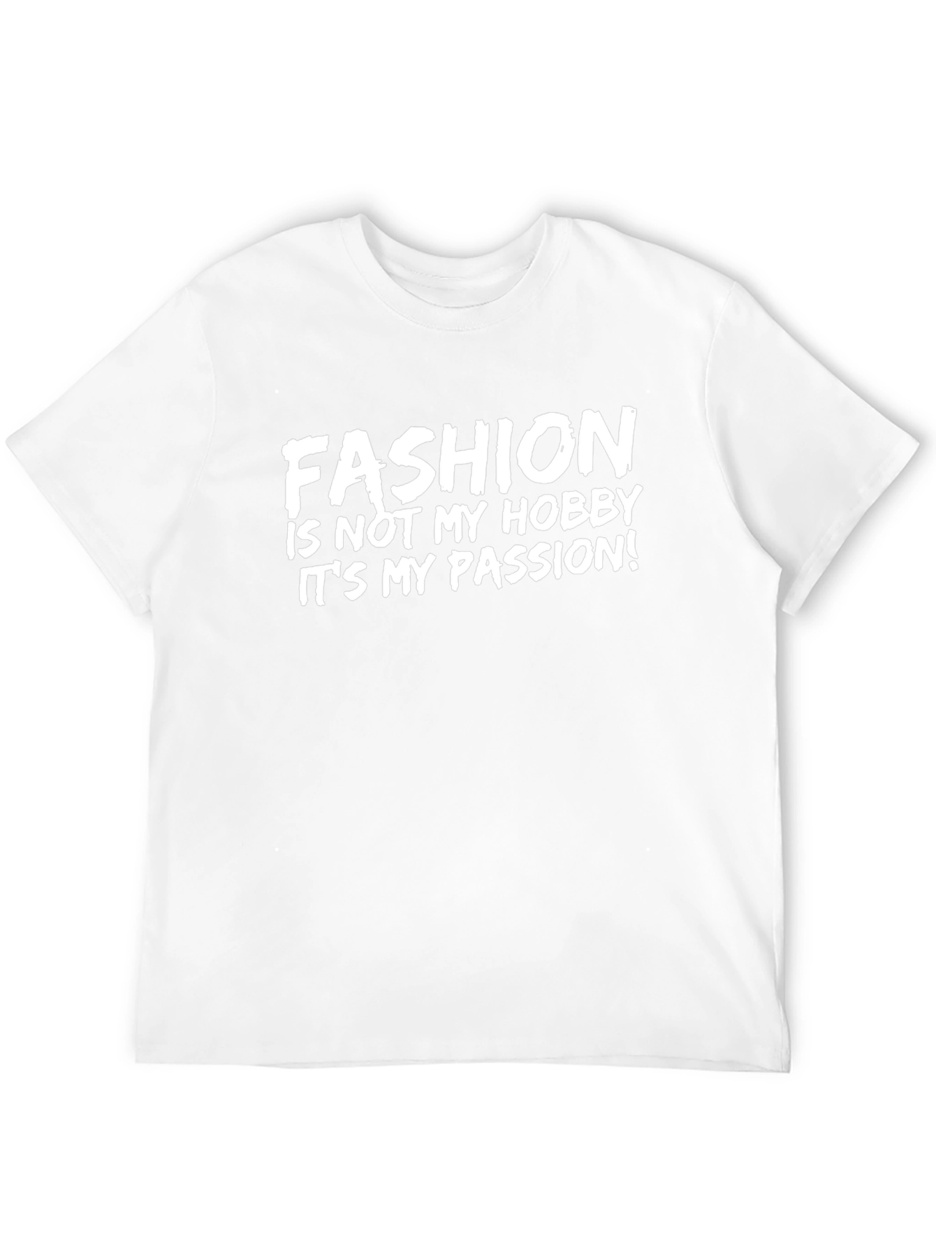 Fashion Passion Graphic Tee - Stylish Black T-Shirt