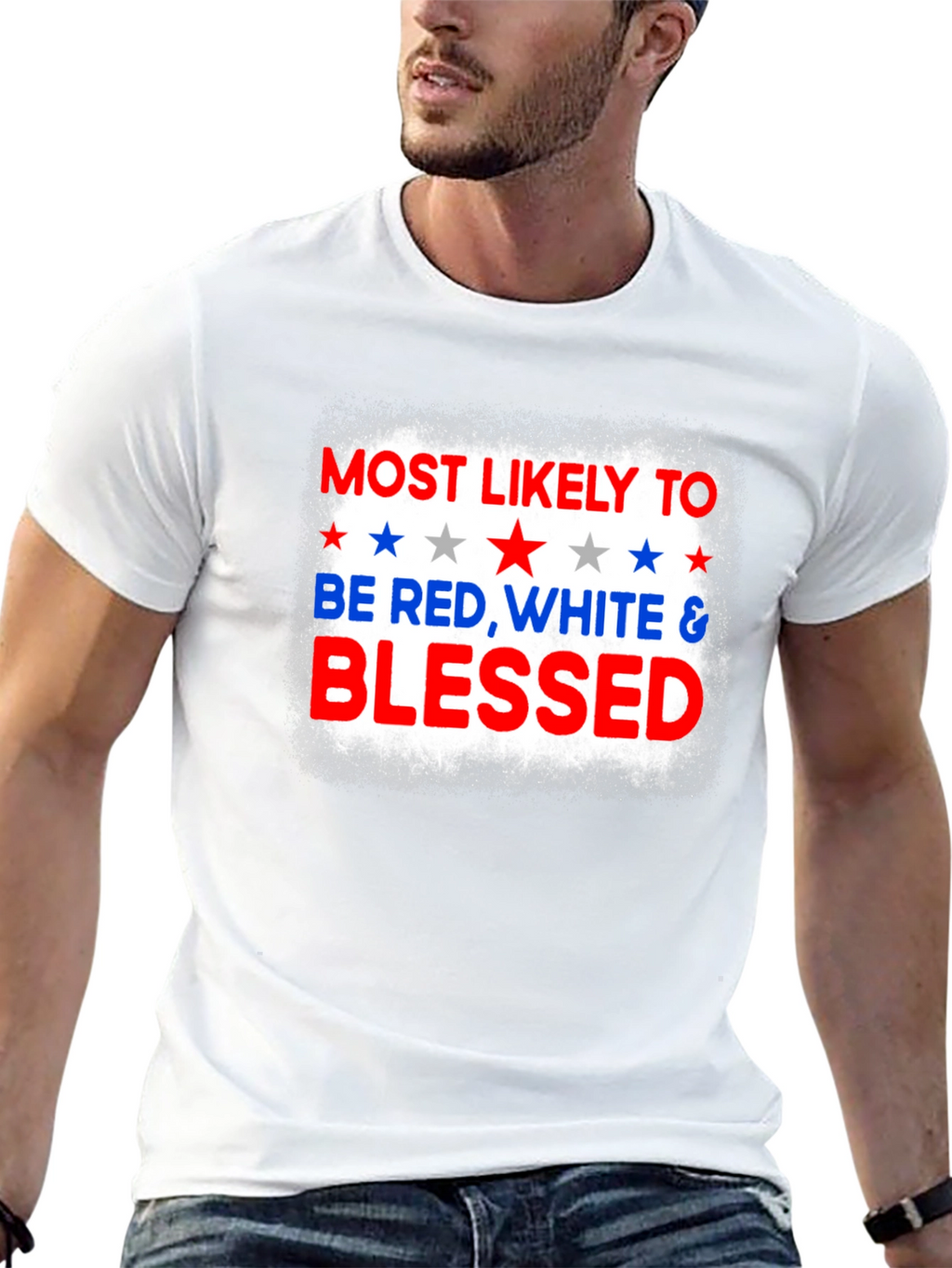 Red White & Blessed Patriotic T-Shirt