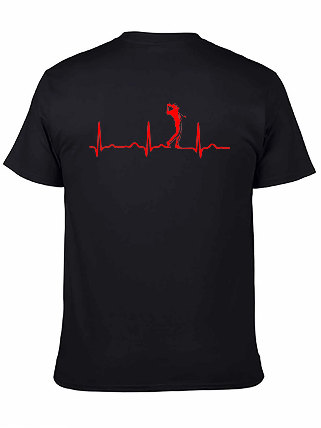Golf Heartbeat T-Shirt - Golfers Rhythm Tee