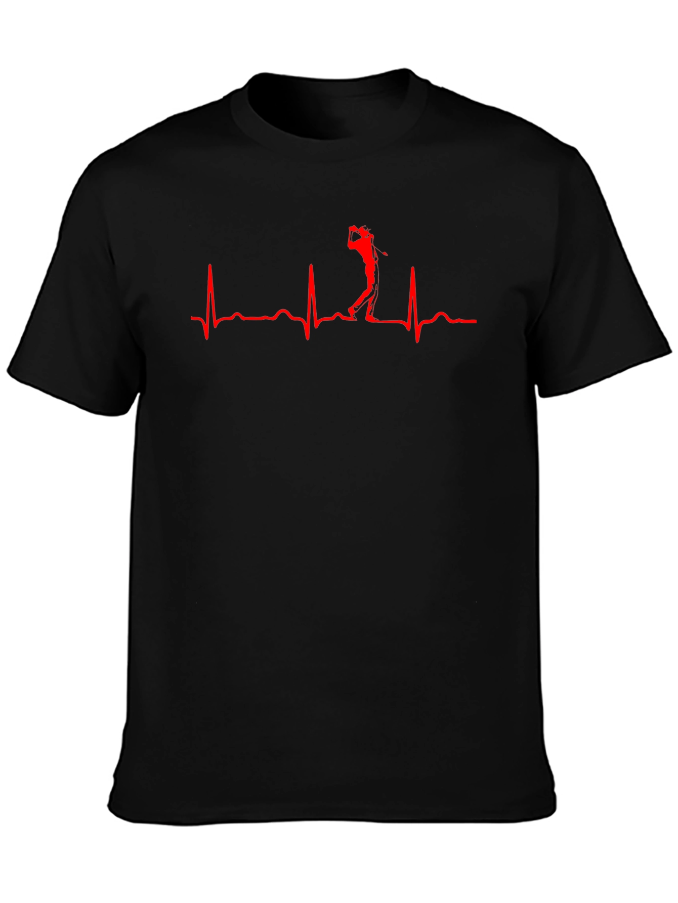 Golf Heartbeat T-Shirt - Golfers Rhythm Tee