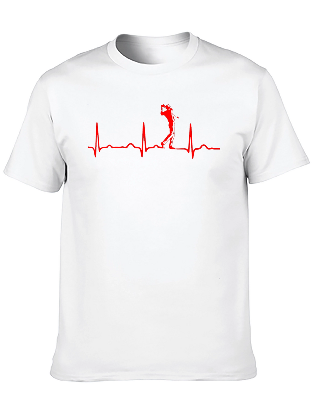 Golf Heartbeat T-Shirt - Golfers Rhythm Tee