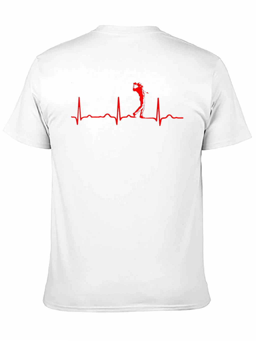Golf Heartbeat T-Shirt - Golfers Rhythm Tee