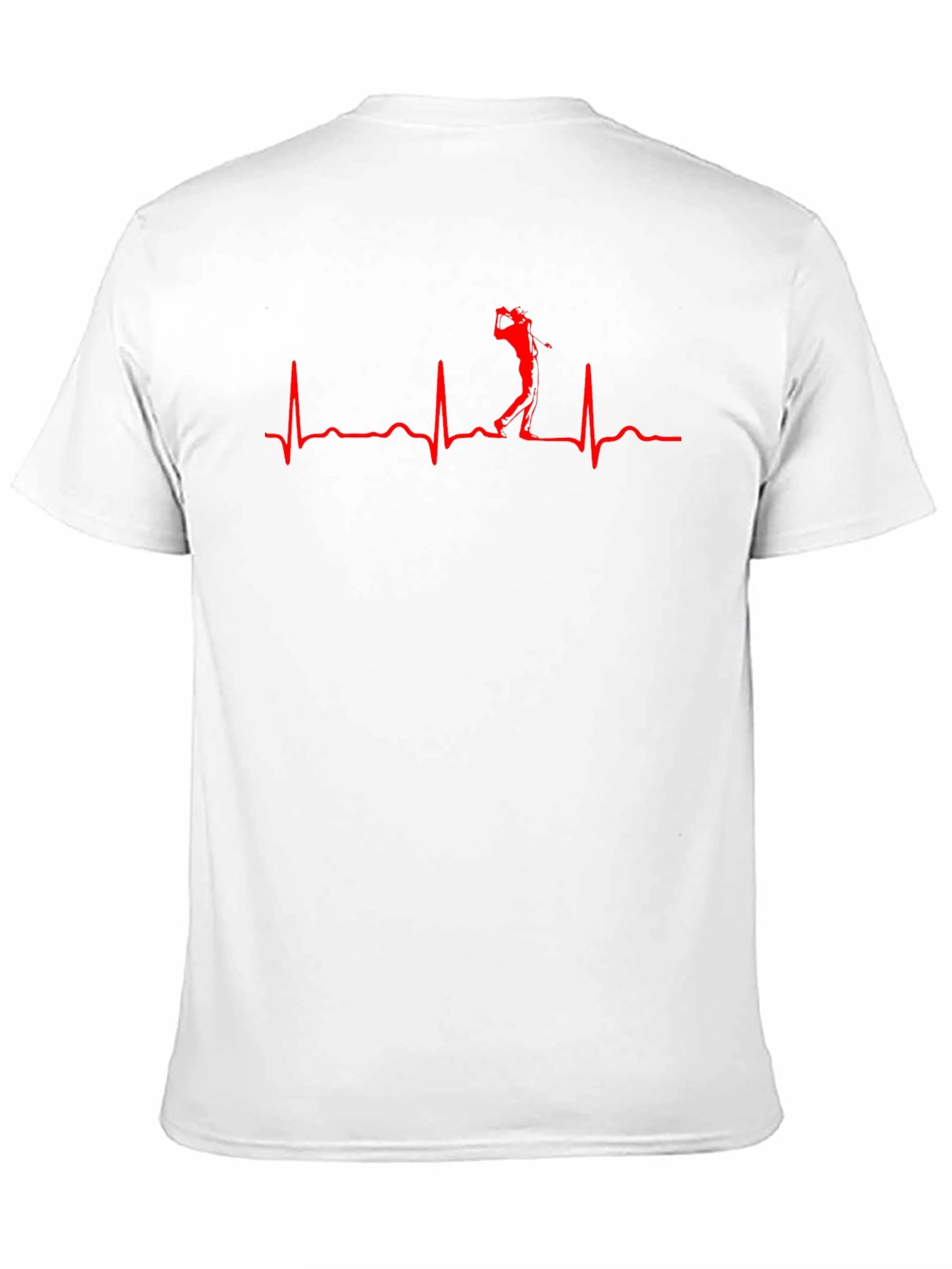 Golf Heartbeat T-Shirt - Golfers Rhythm Tee