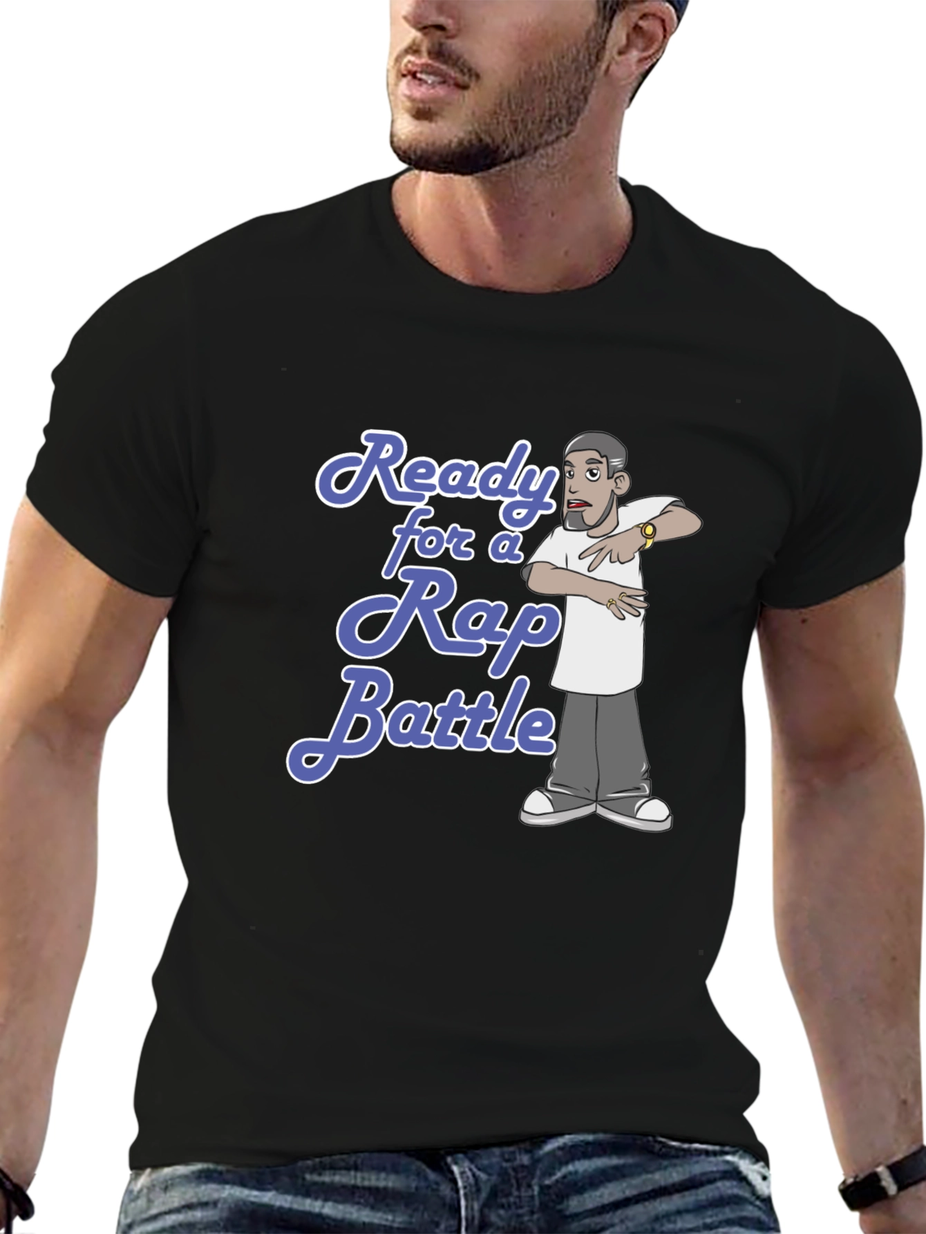 Ready for a Rap Battle Graphic T-Shirt