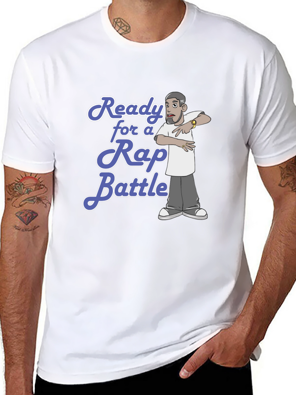 Ready for a Rap Battle Graphic T-Shirt