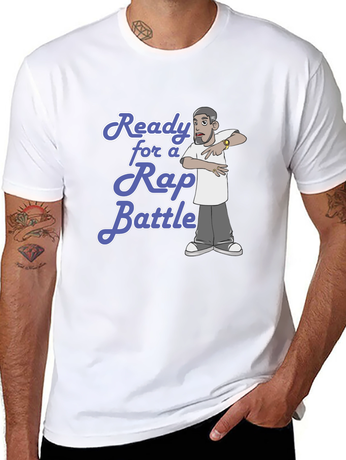Ready for a Rap Battle Graphic T-Shirt