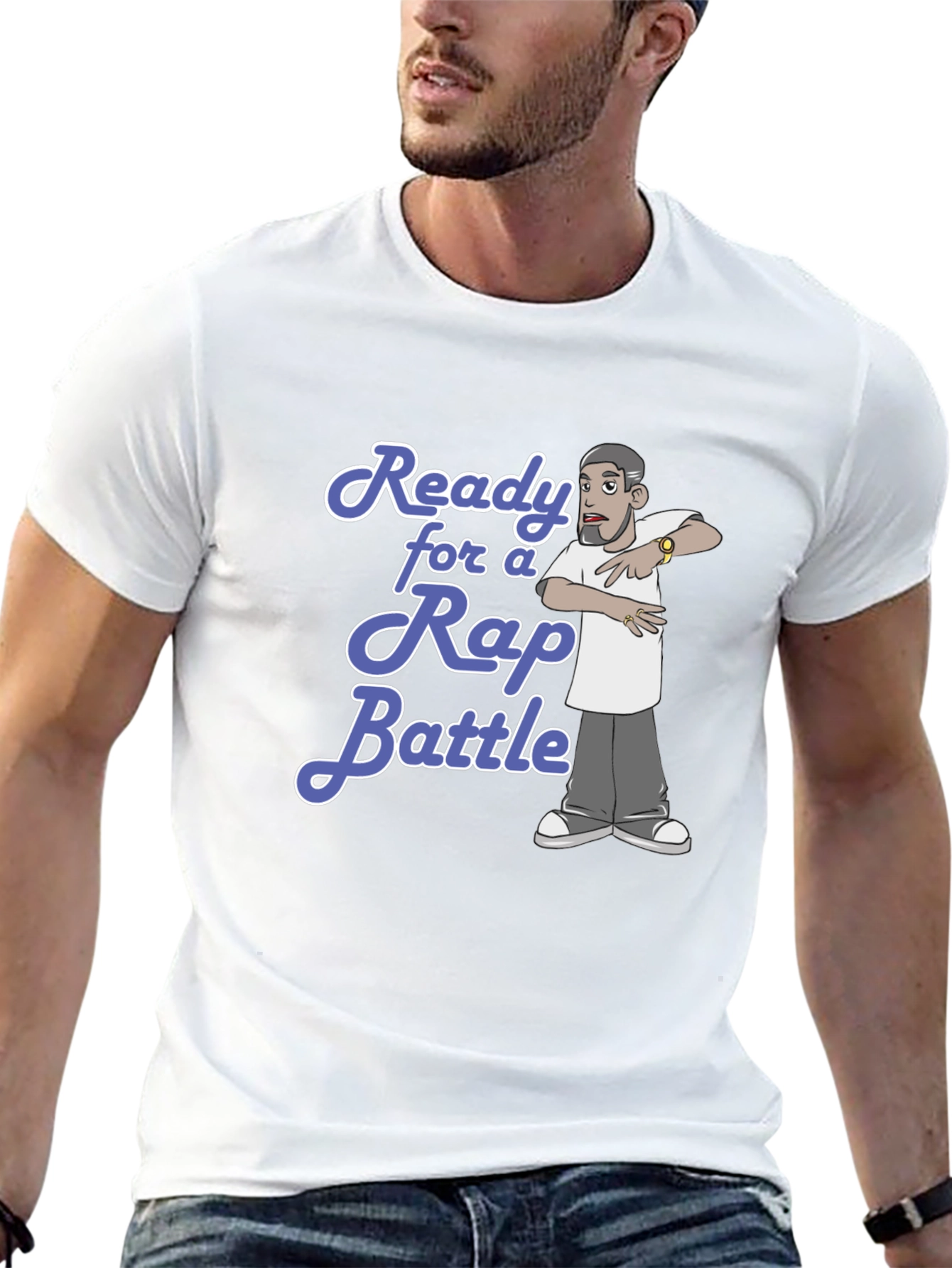 Ready for a Rap Battle Graphic T-Shirt