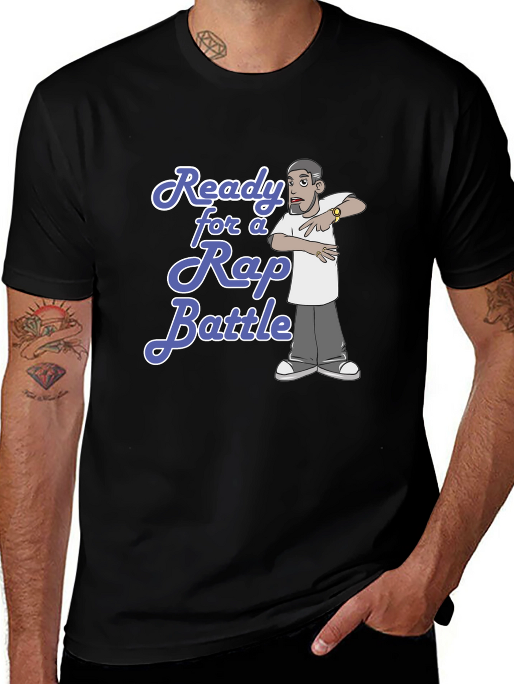 Ready for a Rap Battle Graphic T-Shirt