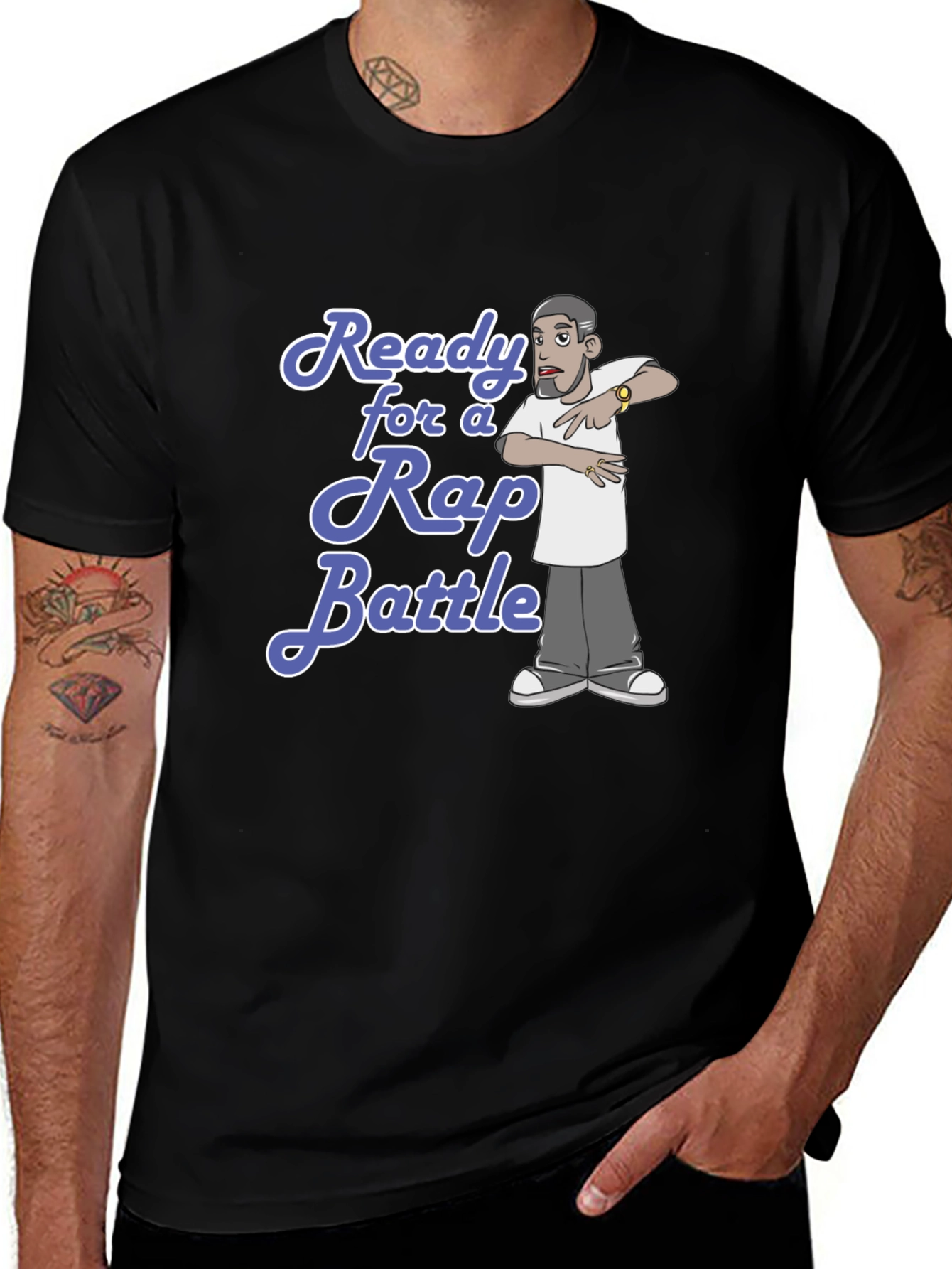 Ready for a Rap Battle Graphic T-Shirt