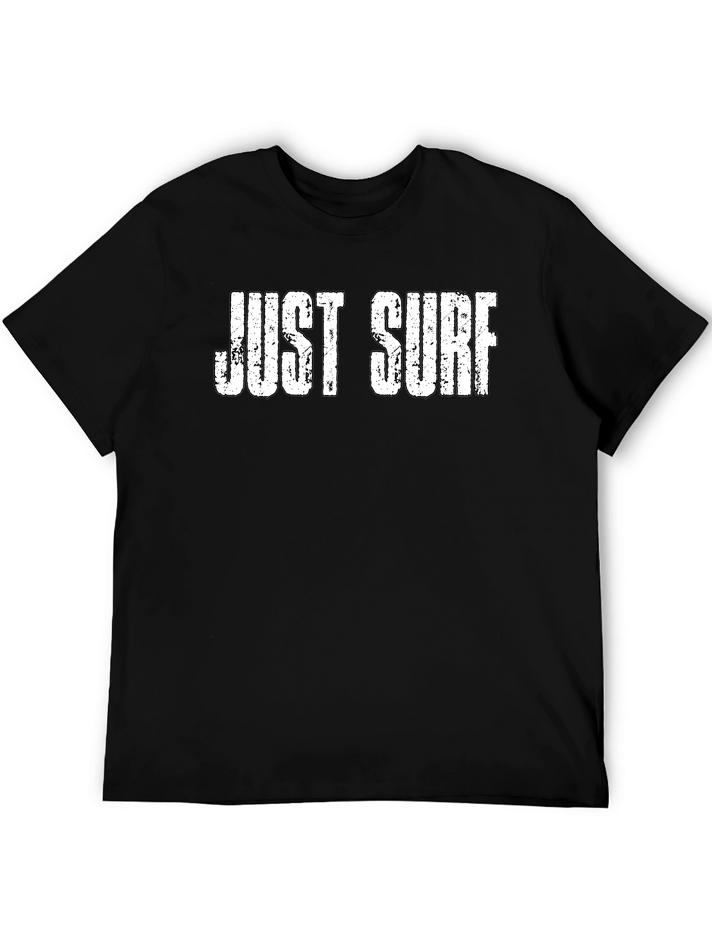 Just Surf Graphic Tee -  Mens Black T-Shirt