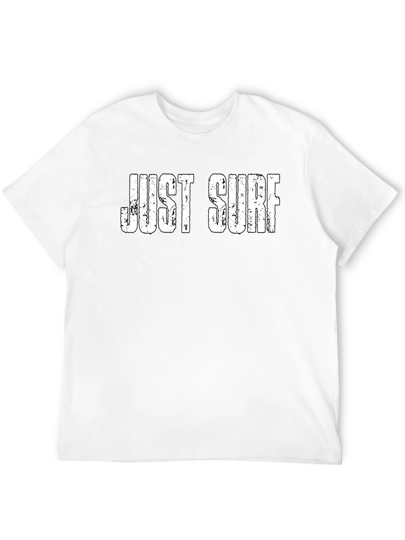 Just Surf Graphic Tee -  Mens Black T-Shirt