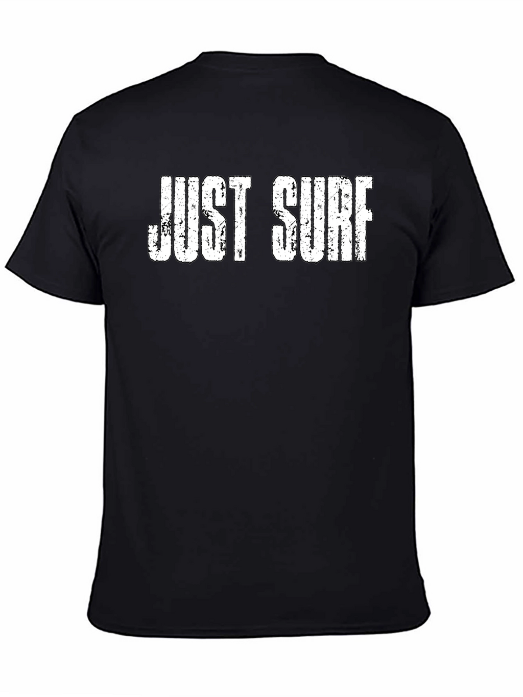 Just Surf Graphic Tee -  Mens Black T-Shirt