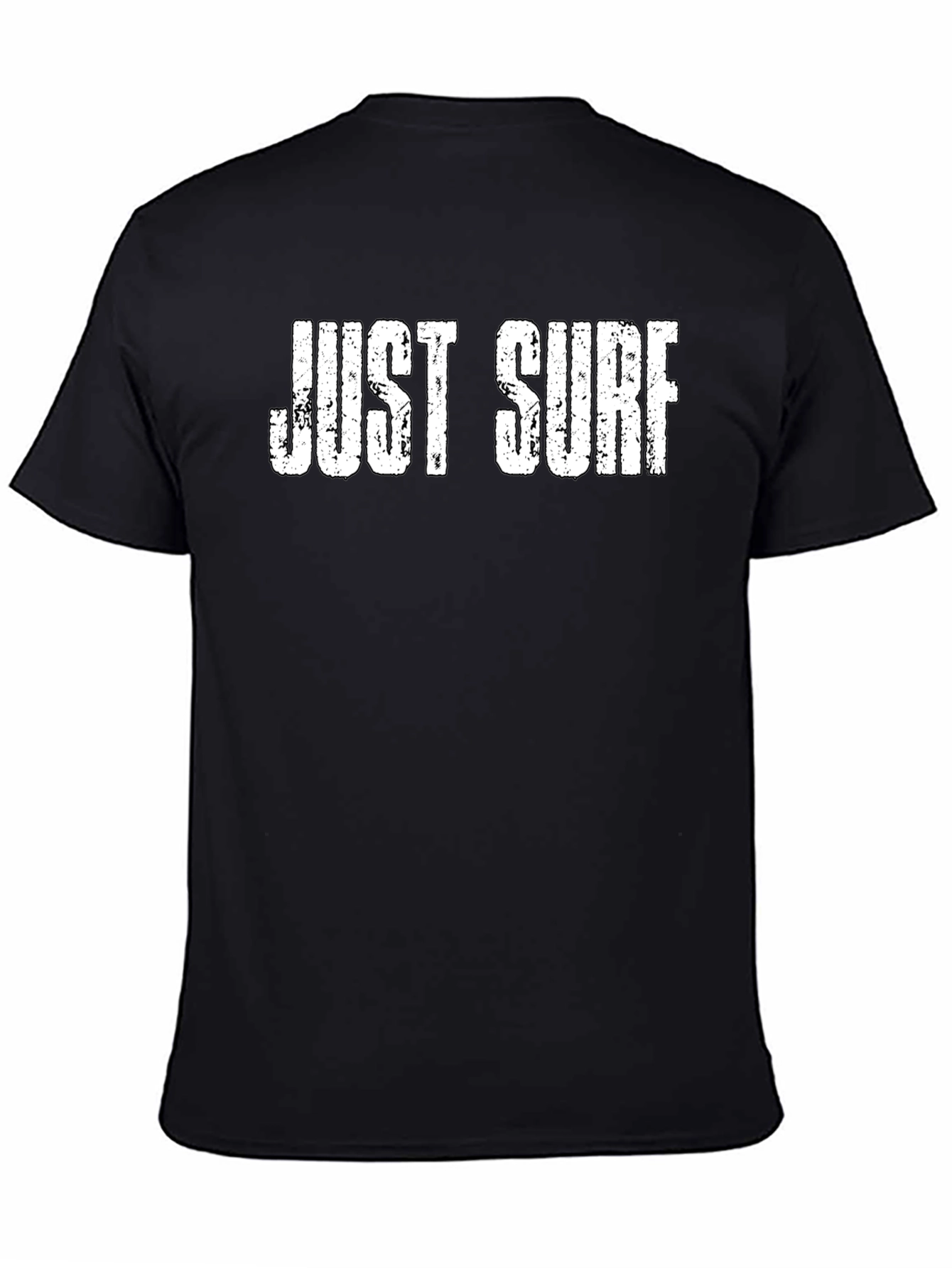 Just Surf Graphic Tee -  Mens Black T-Shirt