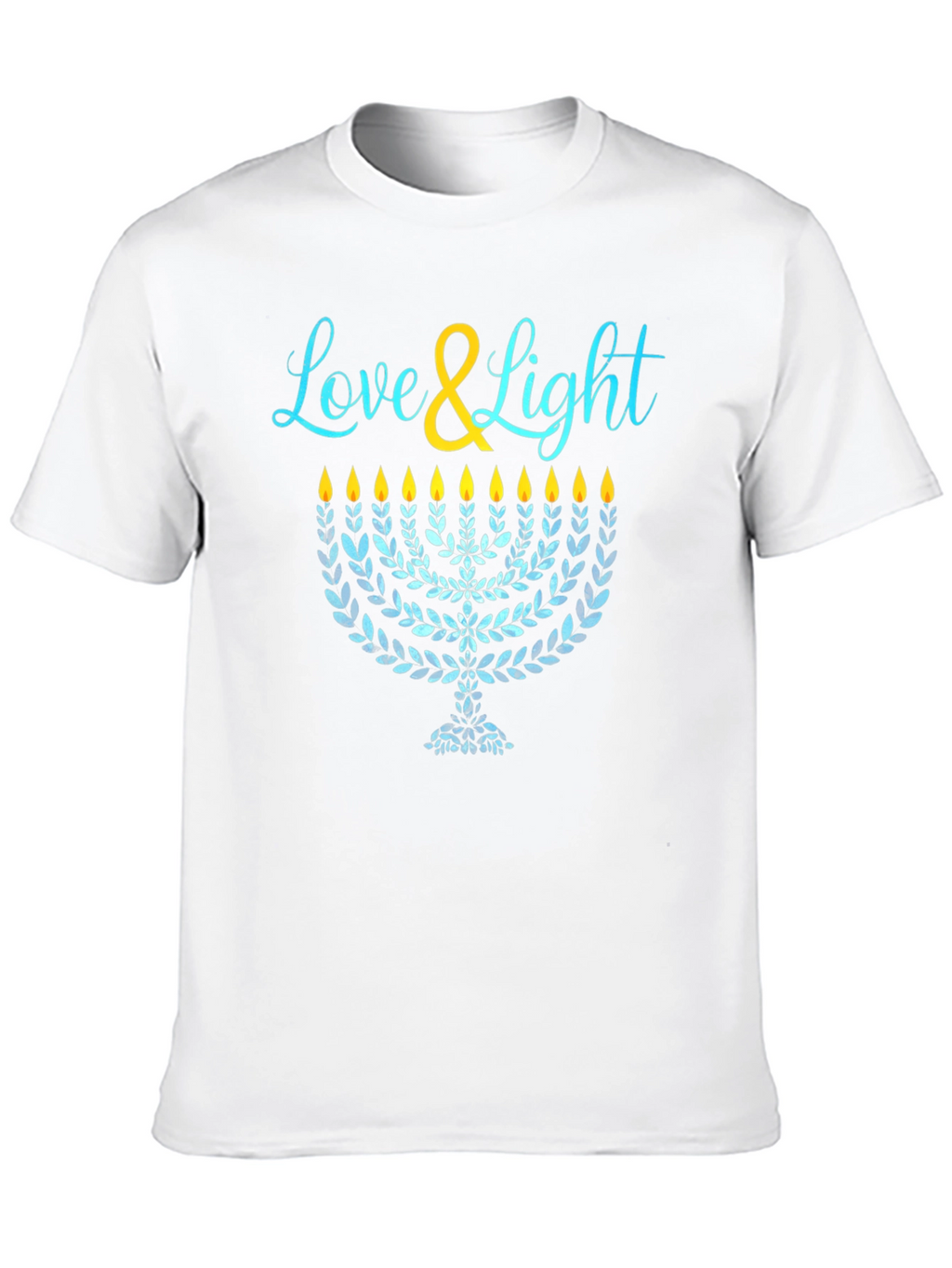 Love & Light Menorah Graphic Tee