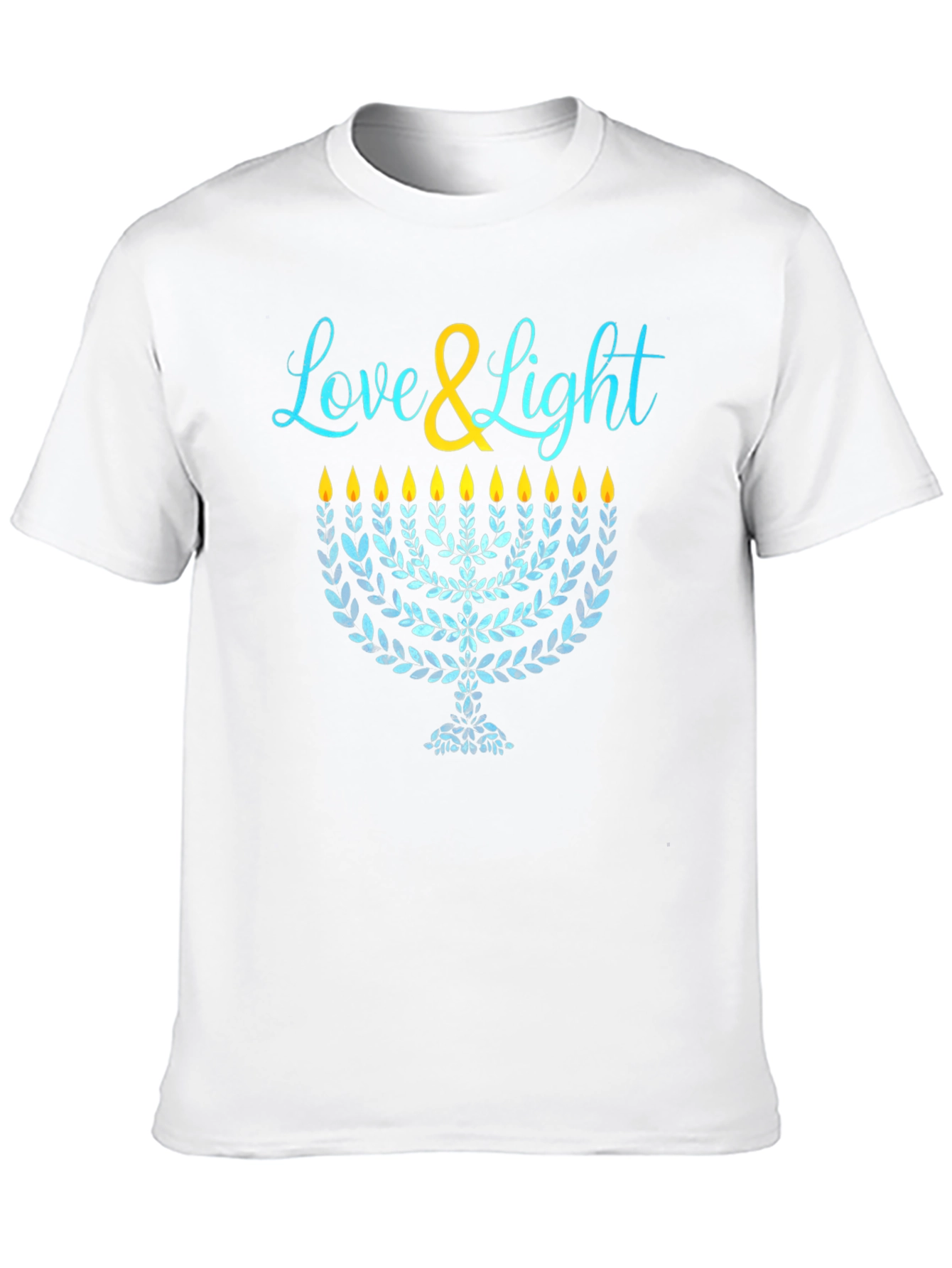 Love & Light Menorah Graphic Tee