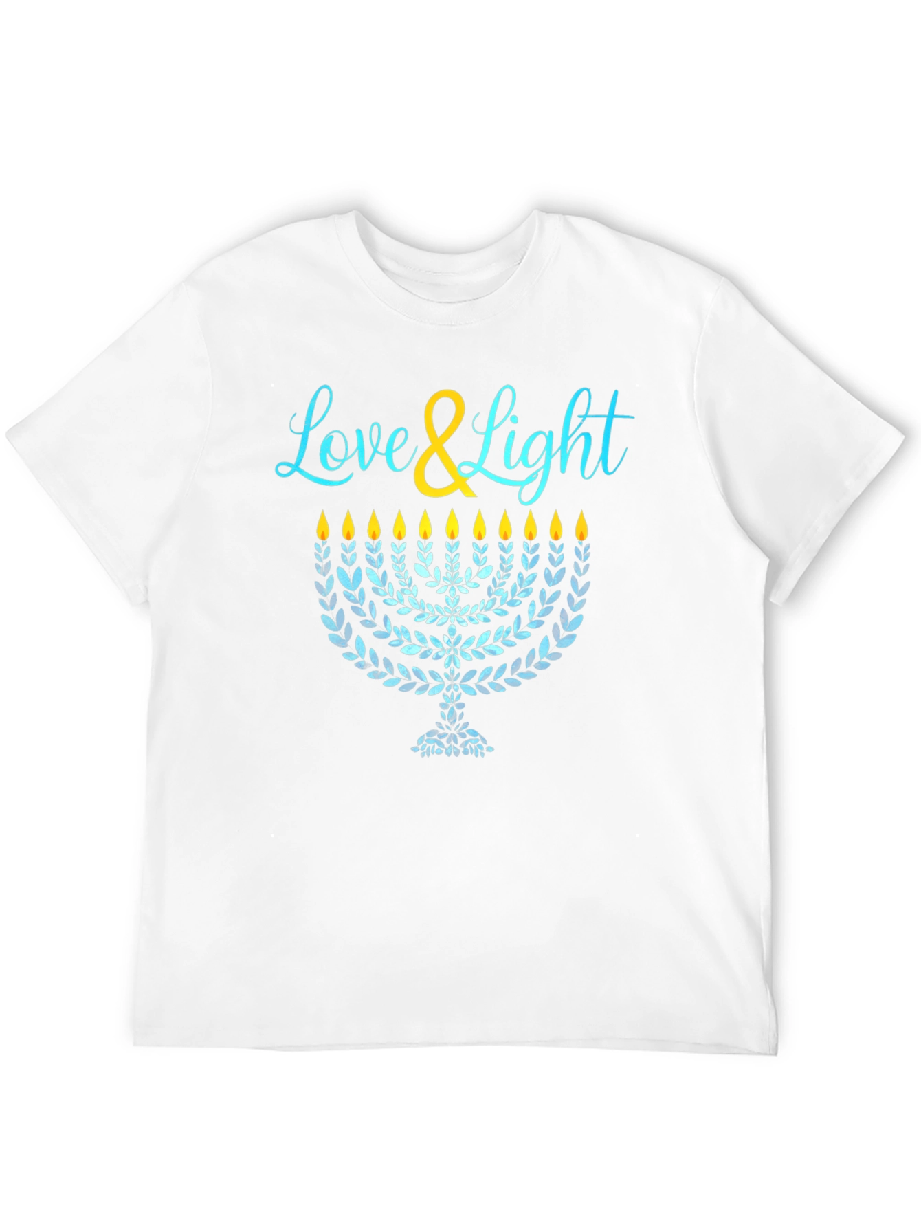 Love & Light Menorah Graphic Tee