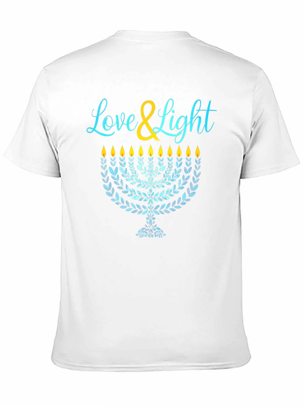 Love & Light Menorah Graphic Tee