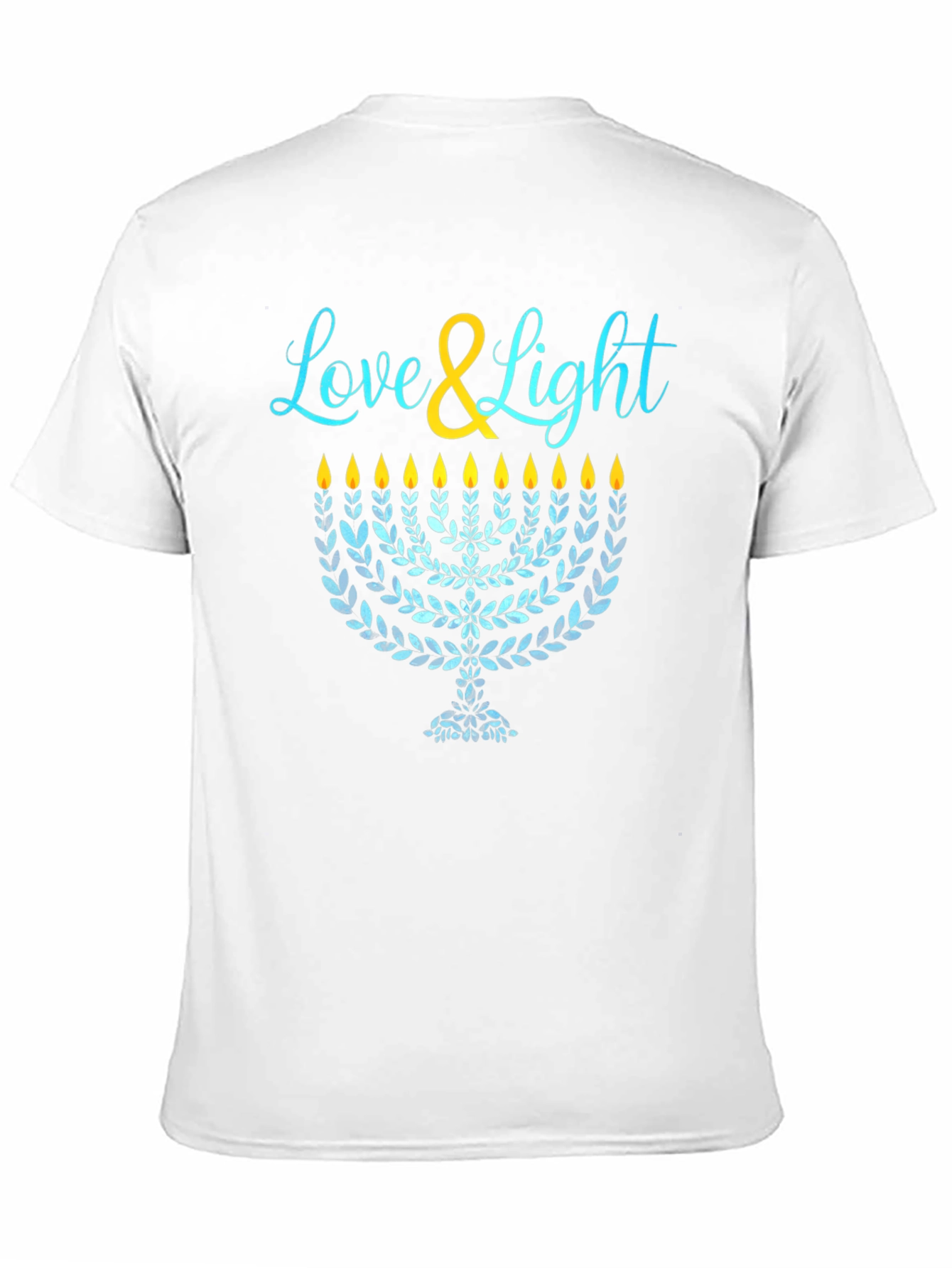 Love & Light Menorah Graphic Tee