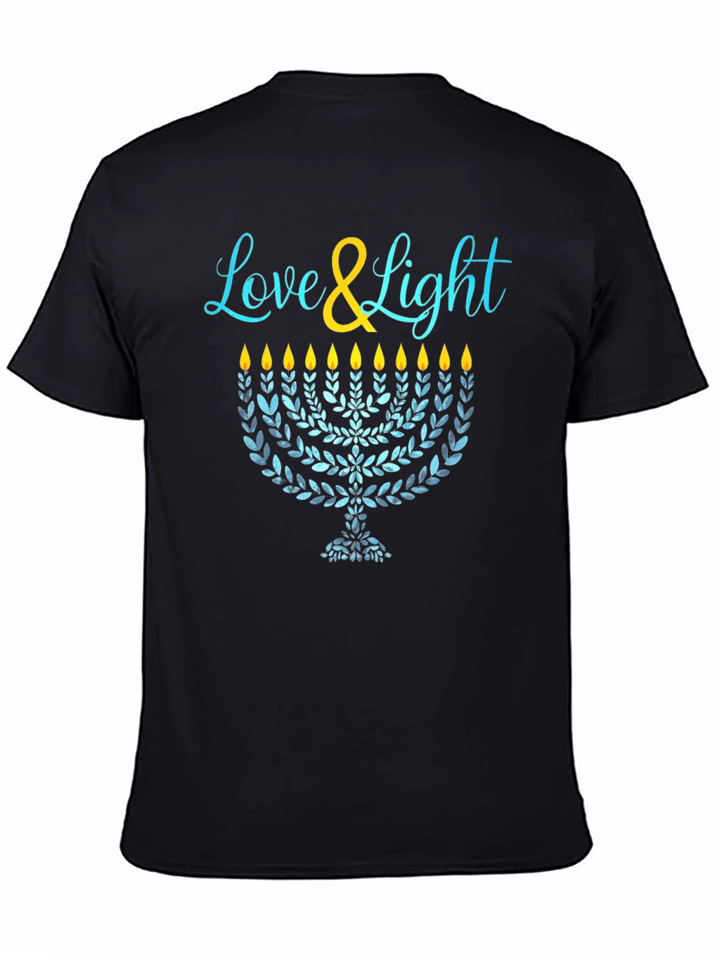 Love & Light Menorah Graphic Tee