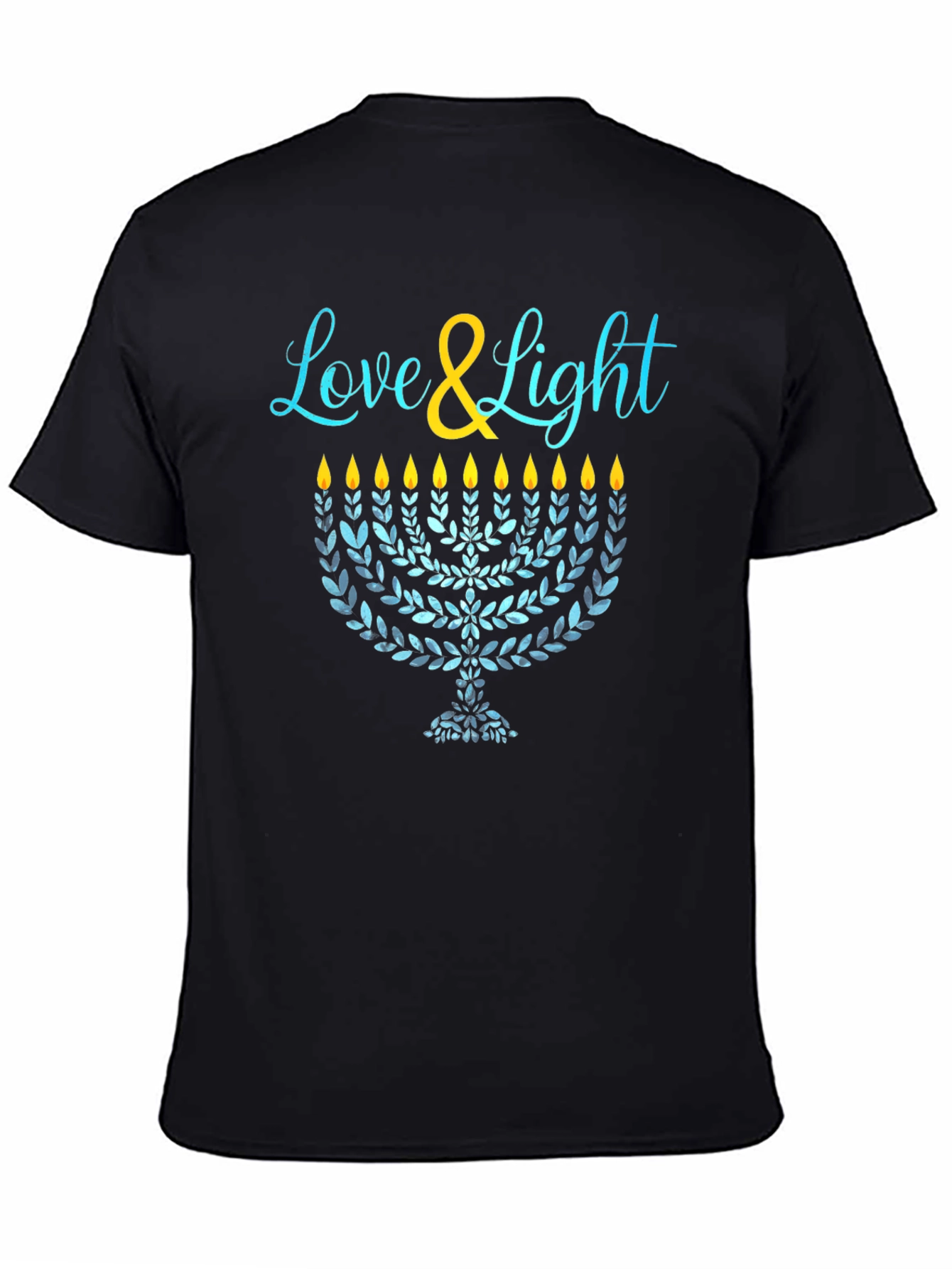 Love & Light Menorah Graphic Tee