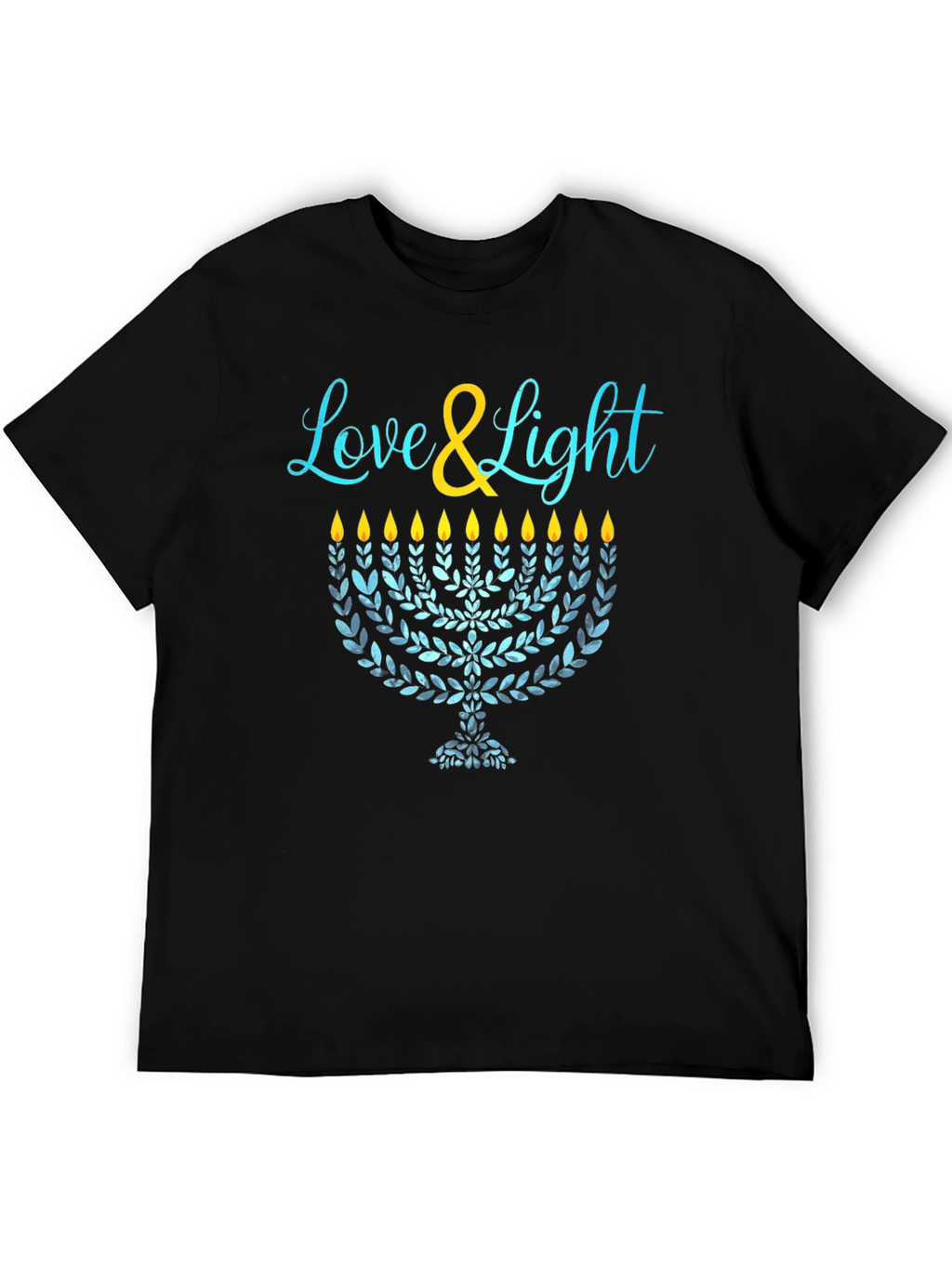 Love & Light Menorah Graphic Tee
