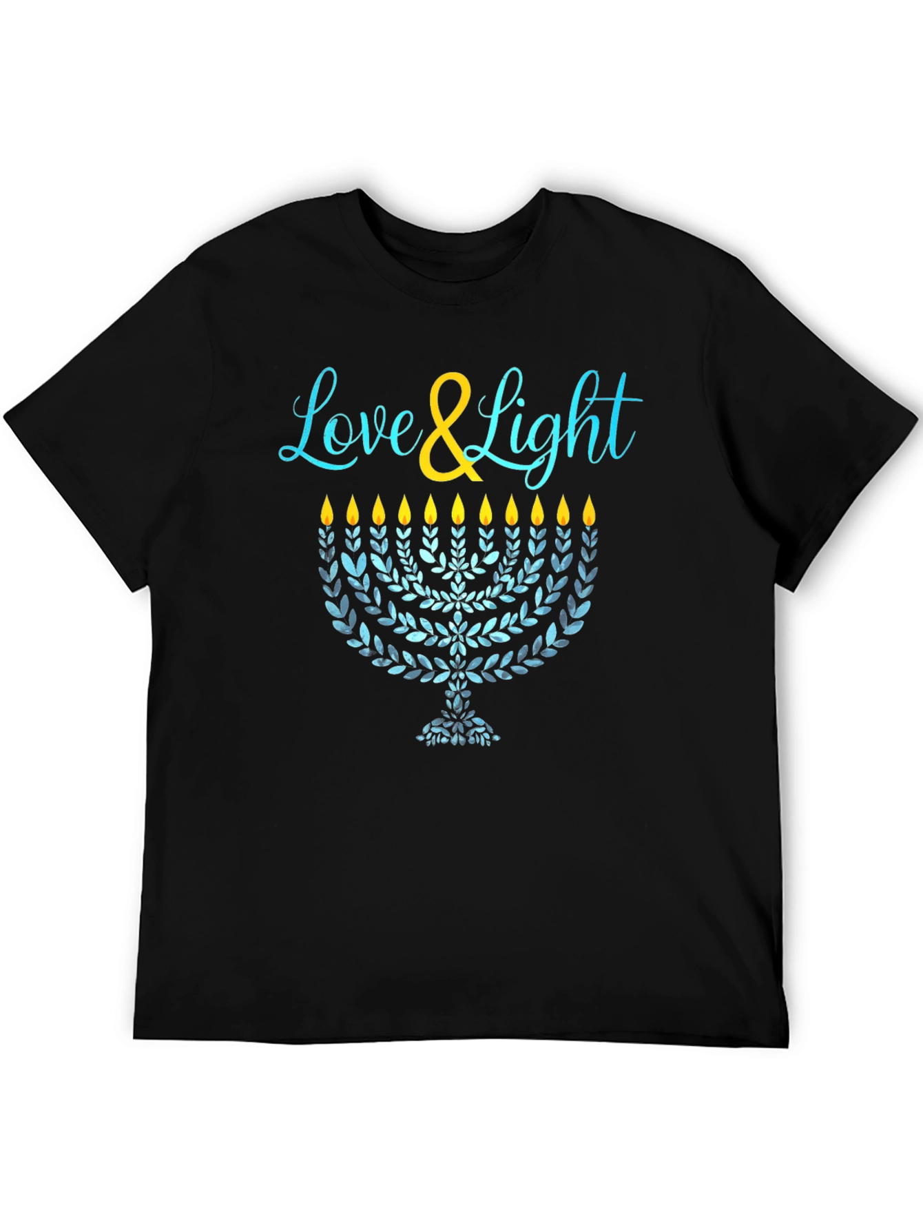 Love & Light Menorah Graphic Tee