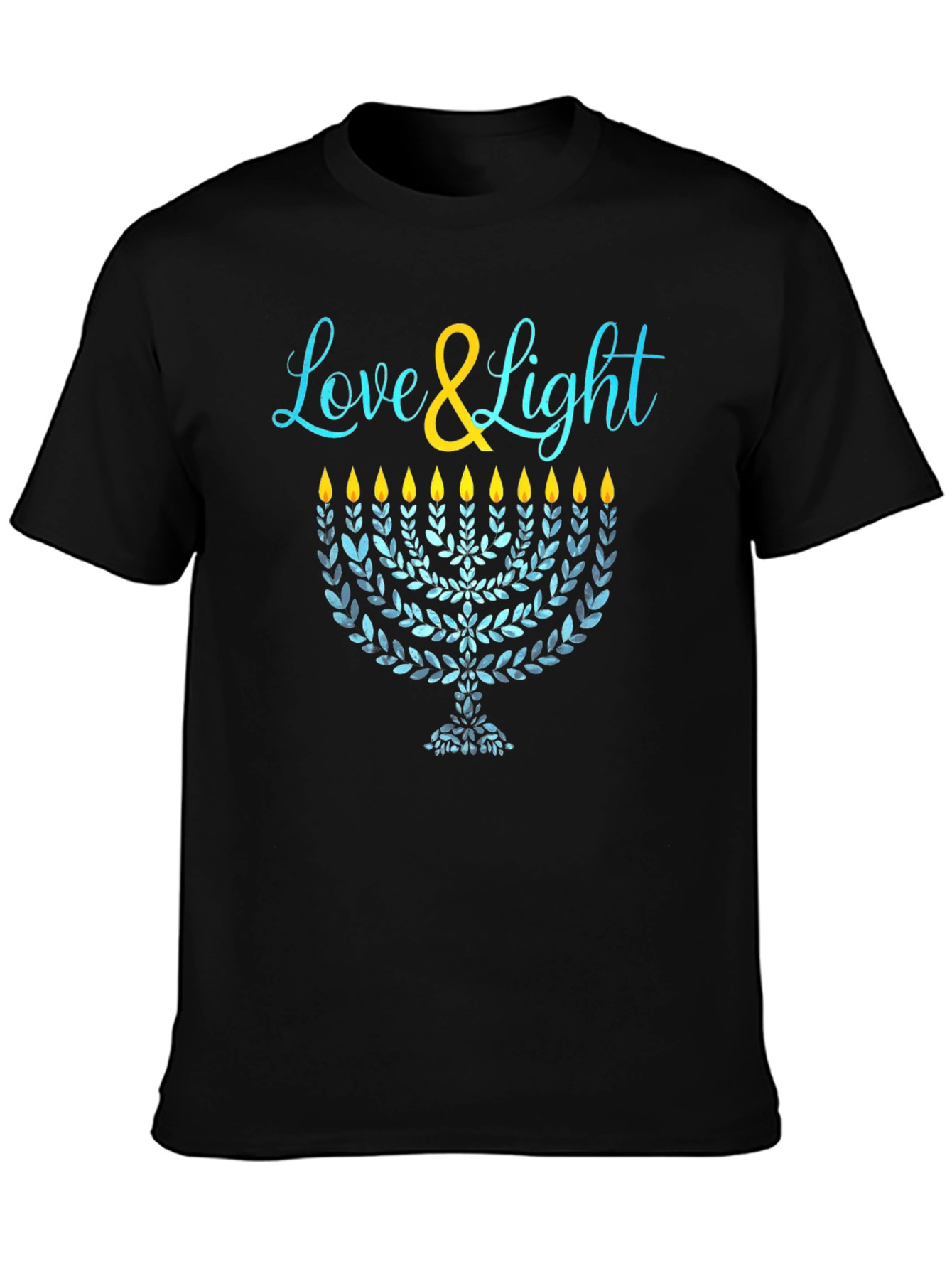Love & Light Menorah Graphic Tee