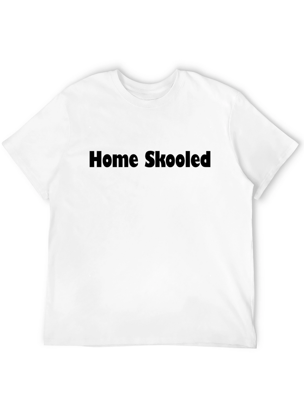 Home Skool Tee - Classic Black Graphic T-Shirt