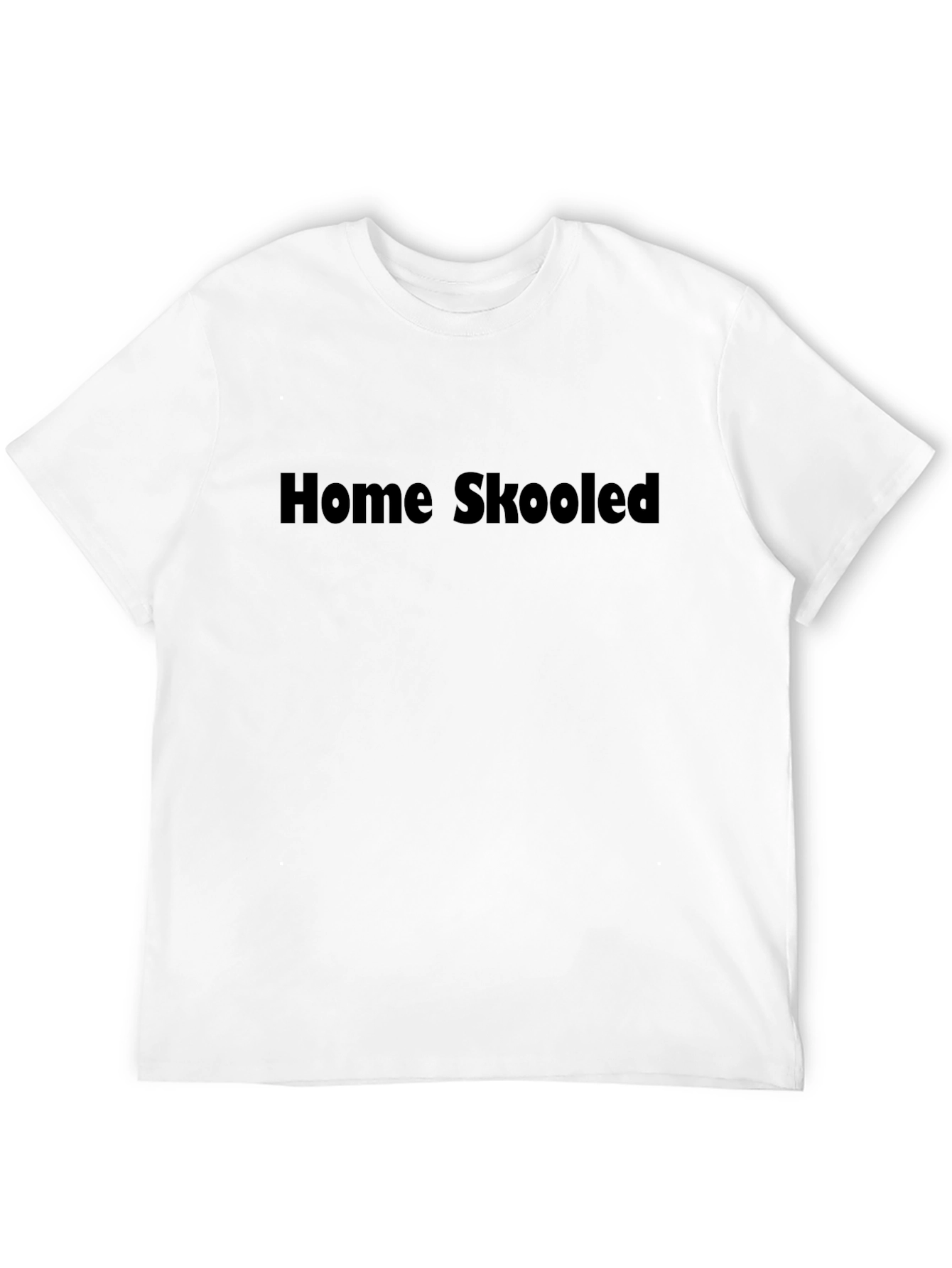 Home Skool Tee - Classic Black Graphic T-Shirt